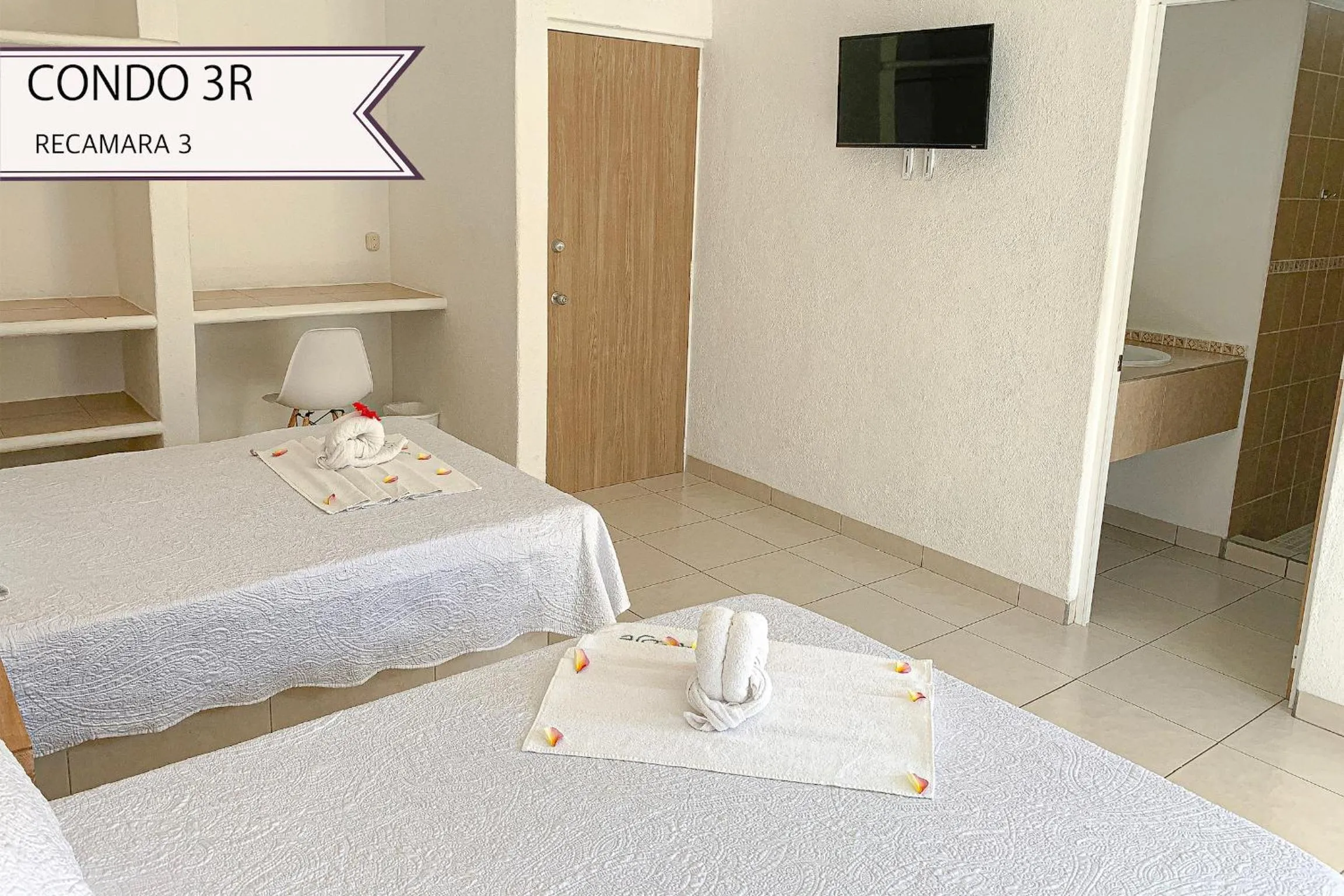 Bed in Condominios JAROJE Huatulco