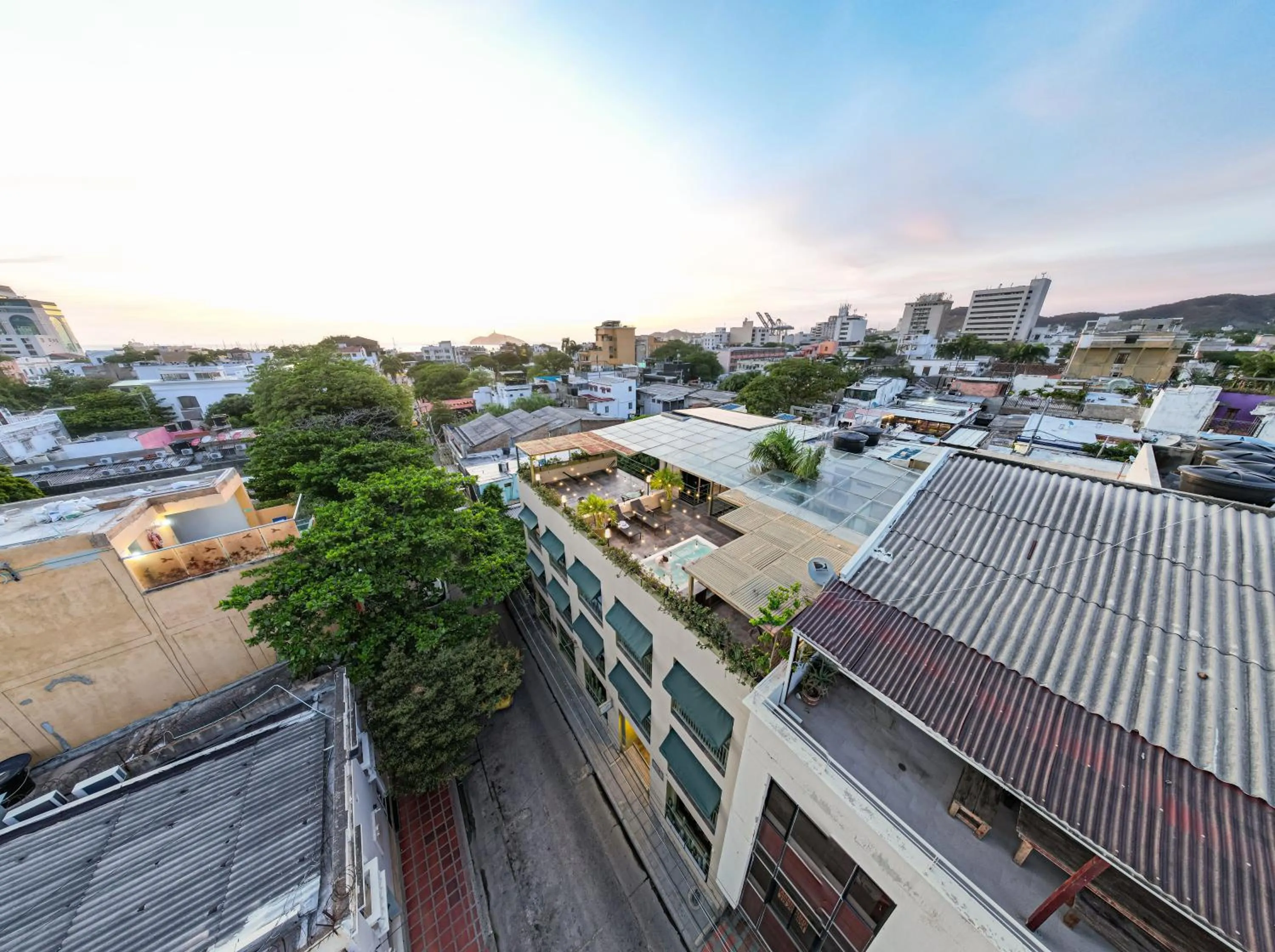 Street view in Oasis Fresh Hotel