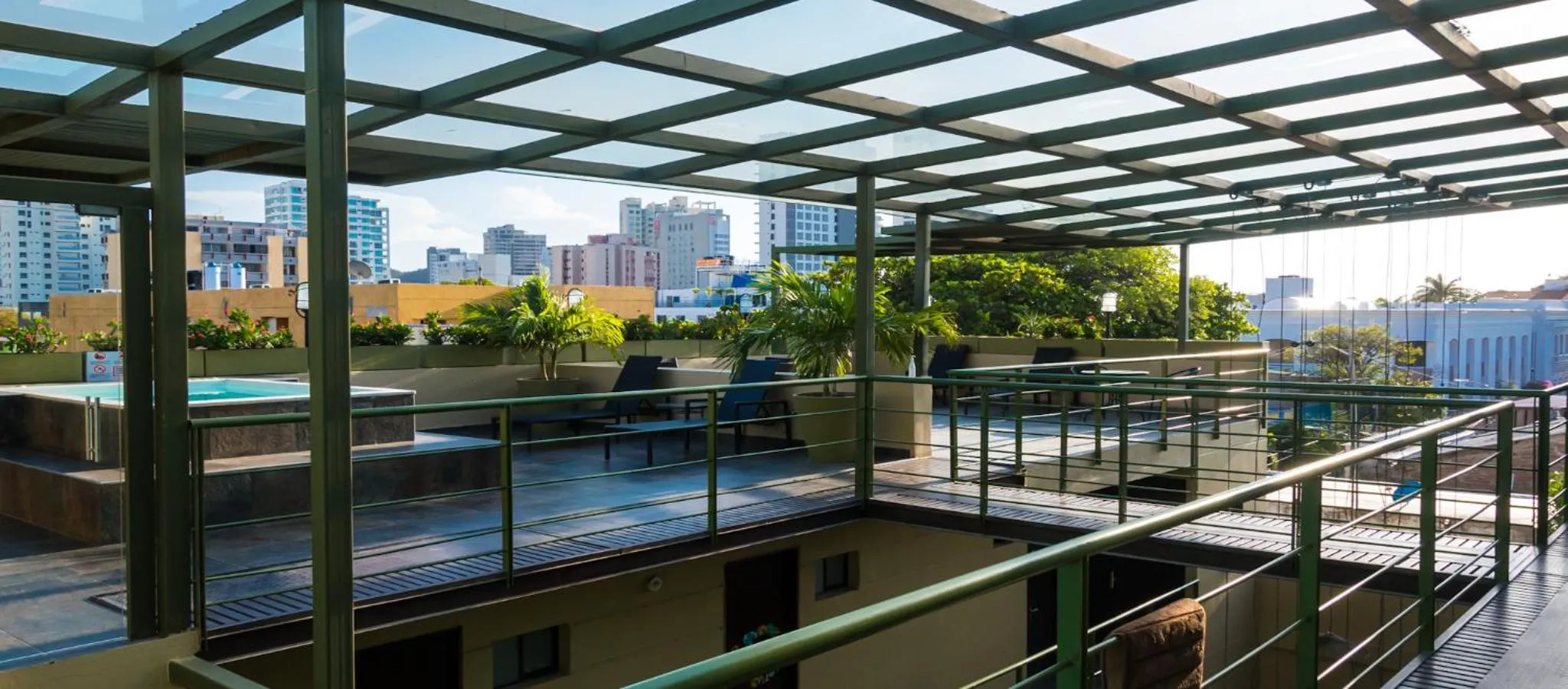 Balcony/Terrace in Oasis Fresh Hotel