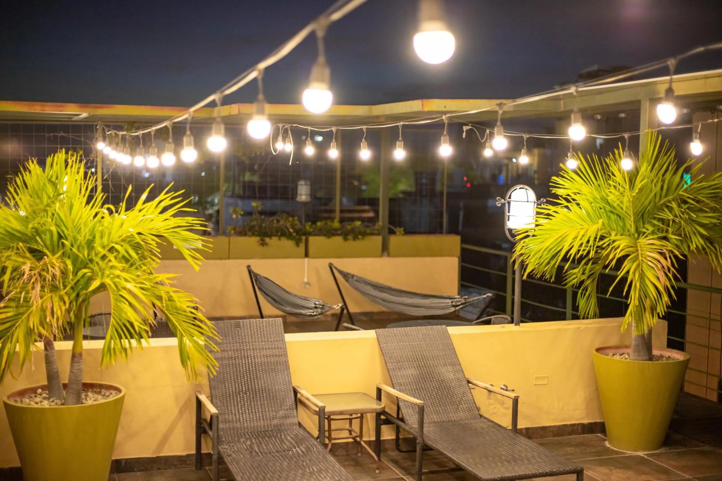 Patio in Oasis Fresh Hotel