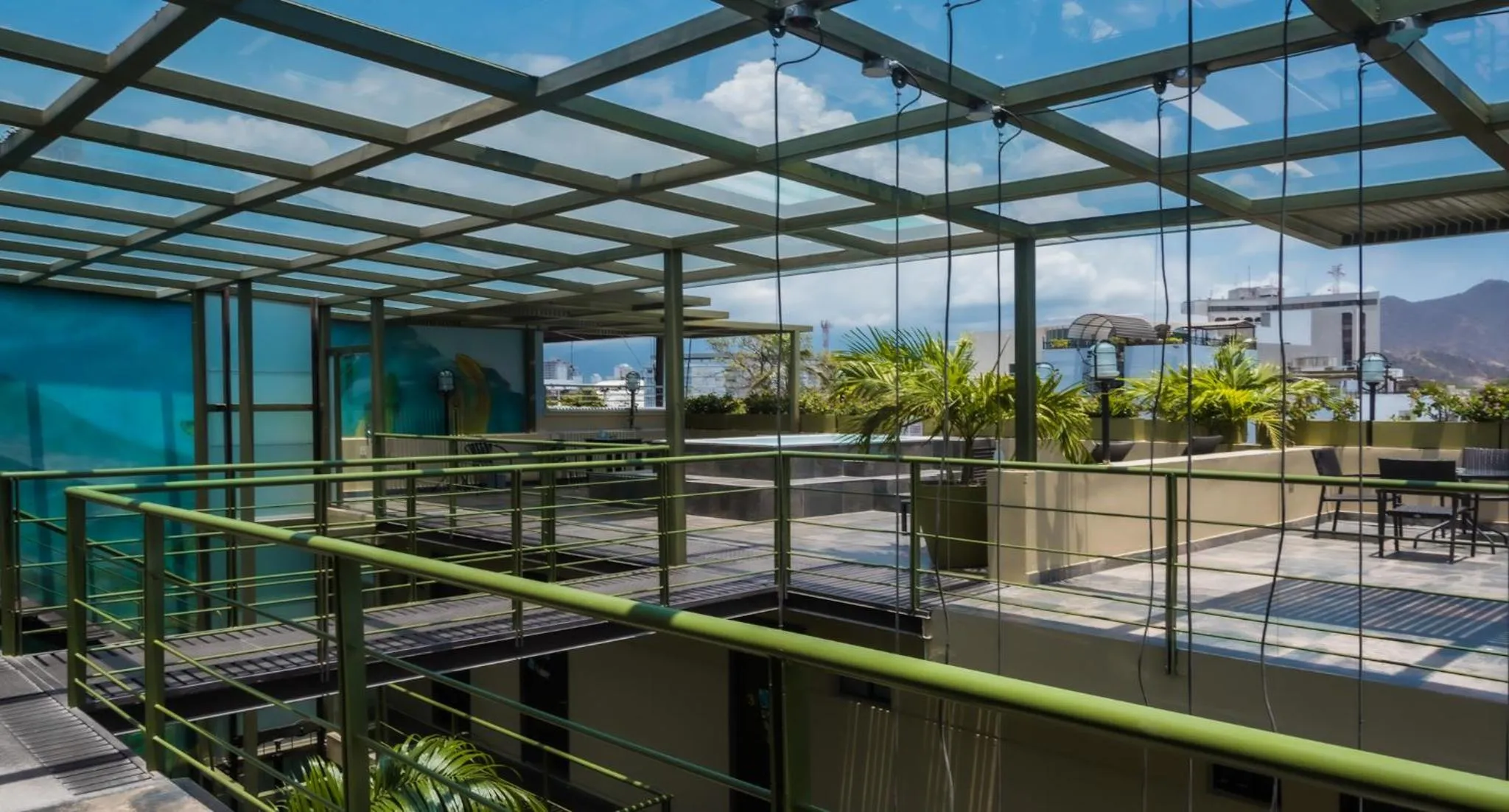 Balcony/Terrace in Oasis Fresh Hotel