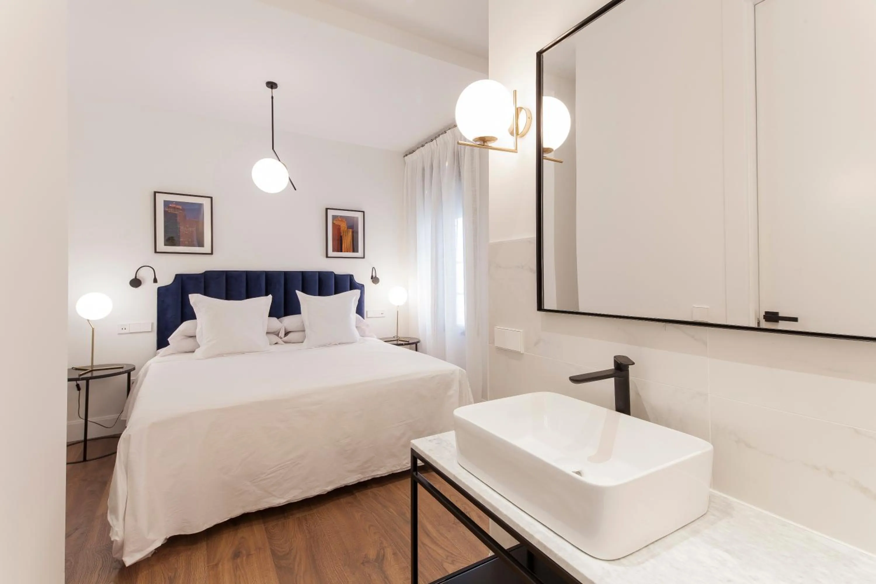 Bedroom, Bed in Mante House - Malasaña Design