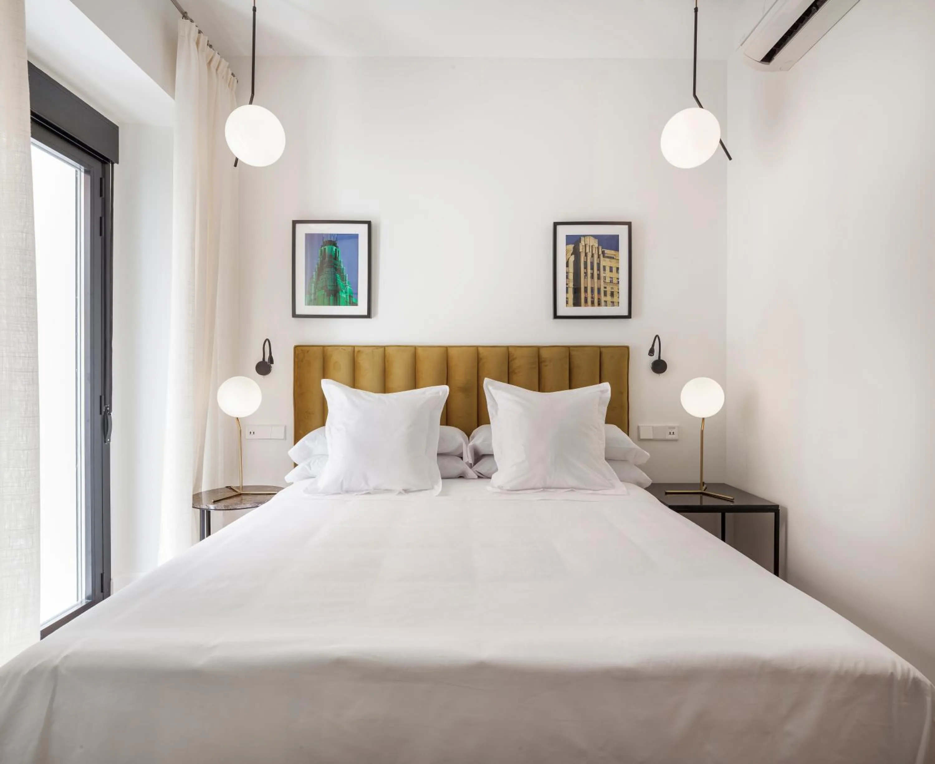 Bedroom, Bed in Mante House - Malasaña Design