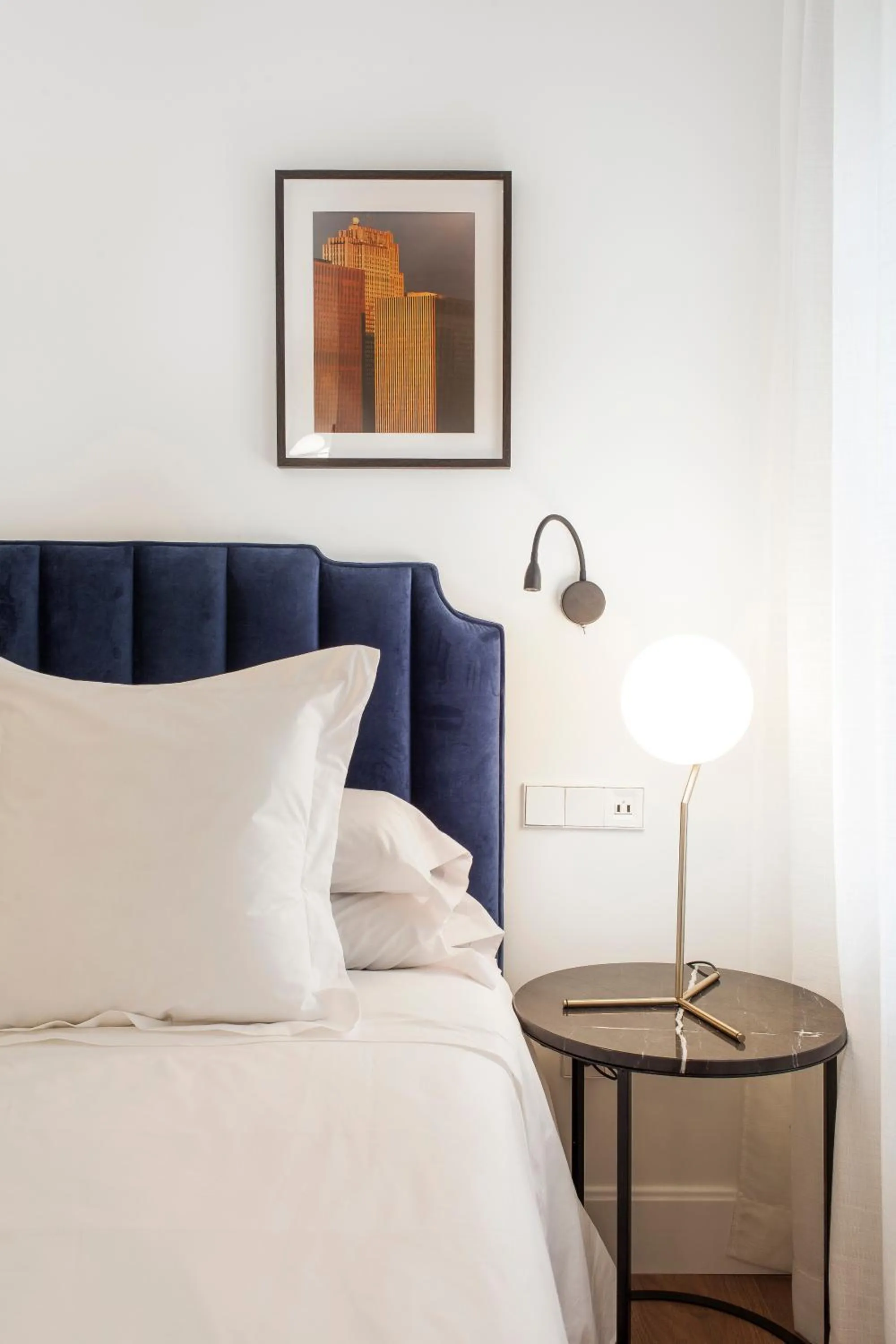 Decorative detail, Bed in Mante House - Malasaña Design