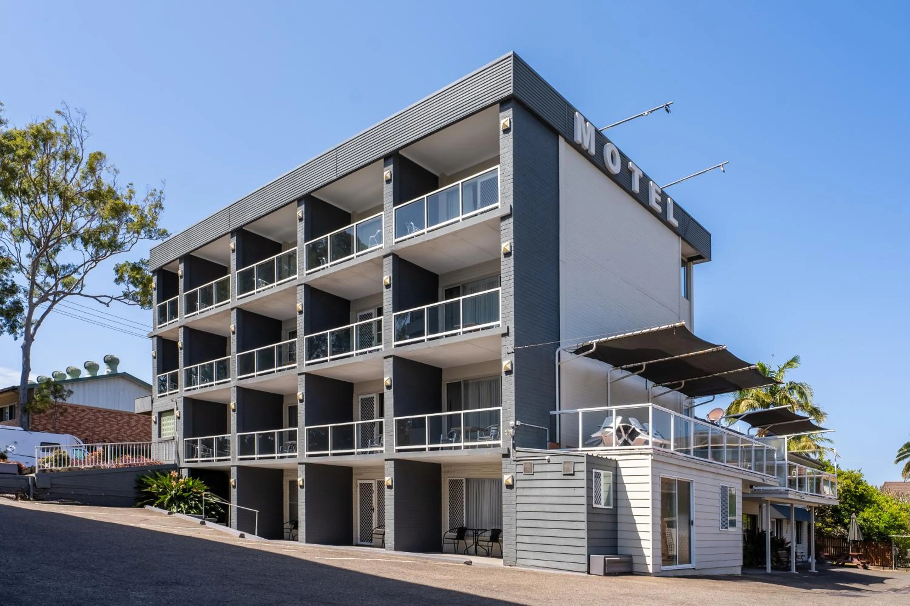 Property building in Port Aloha Motel