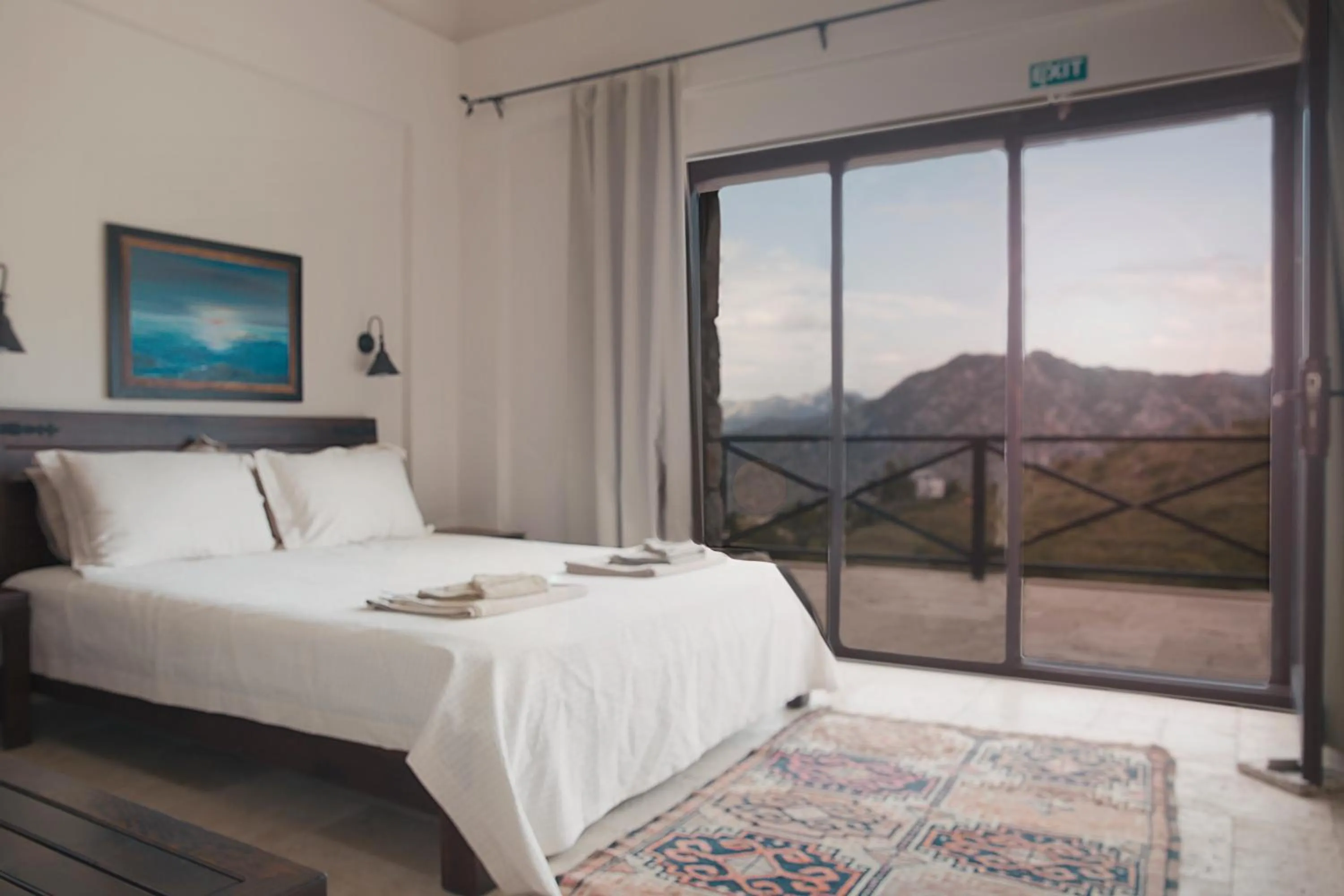 Mountain view, Bed in Kekik Otel Selimiye