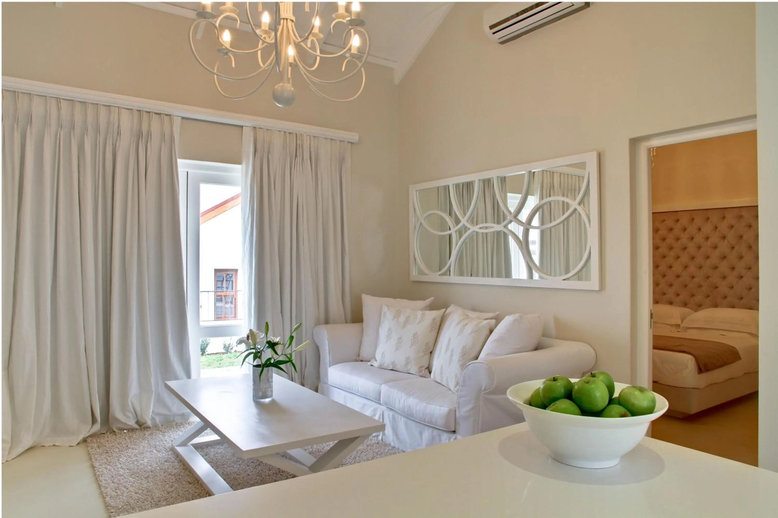 Seating area in Homestead Villas