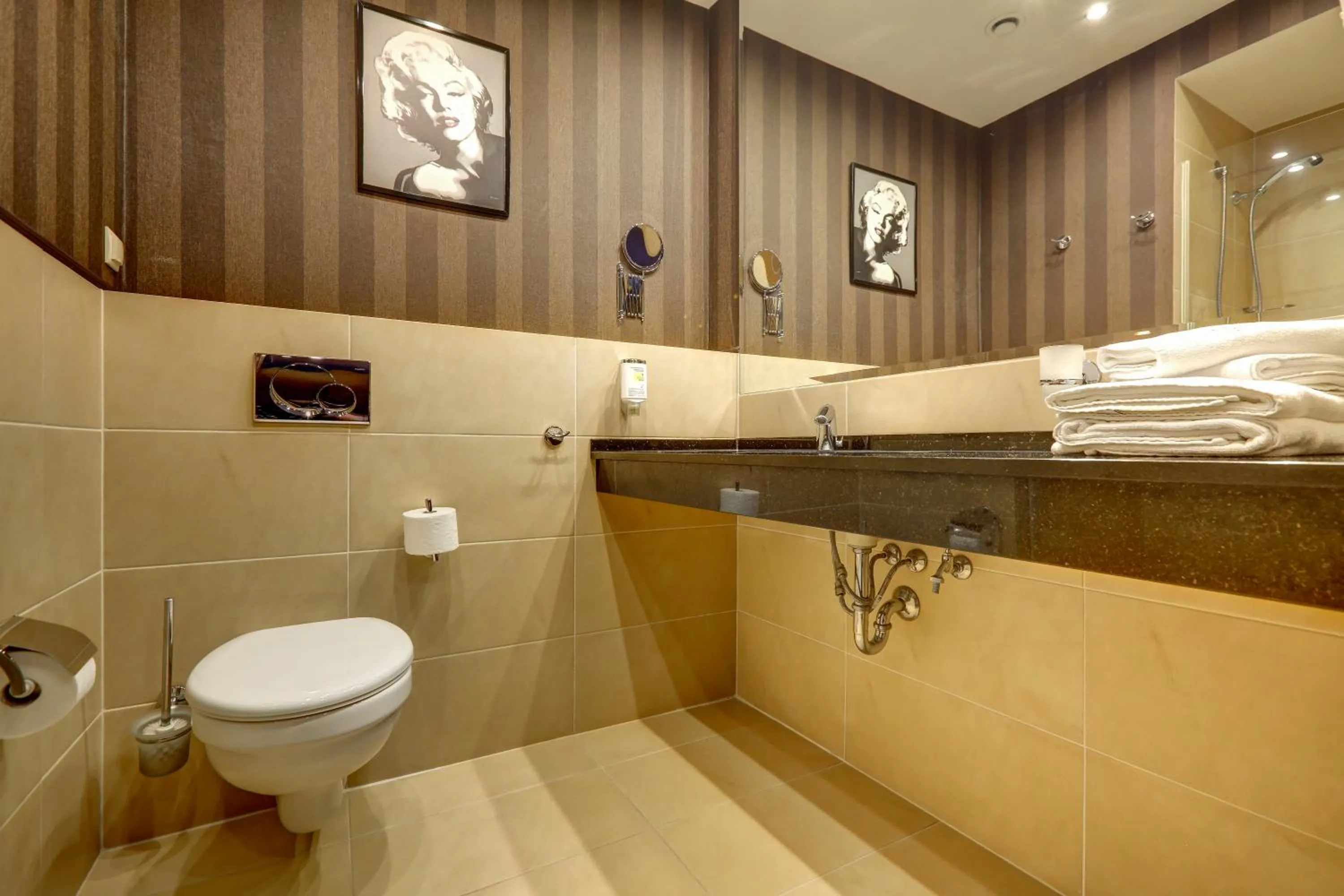 Toilet in Hotel Afrodyta Business & Spa