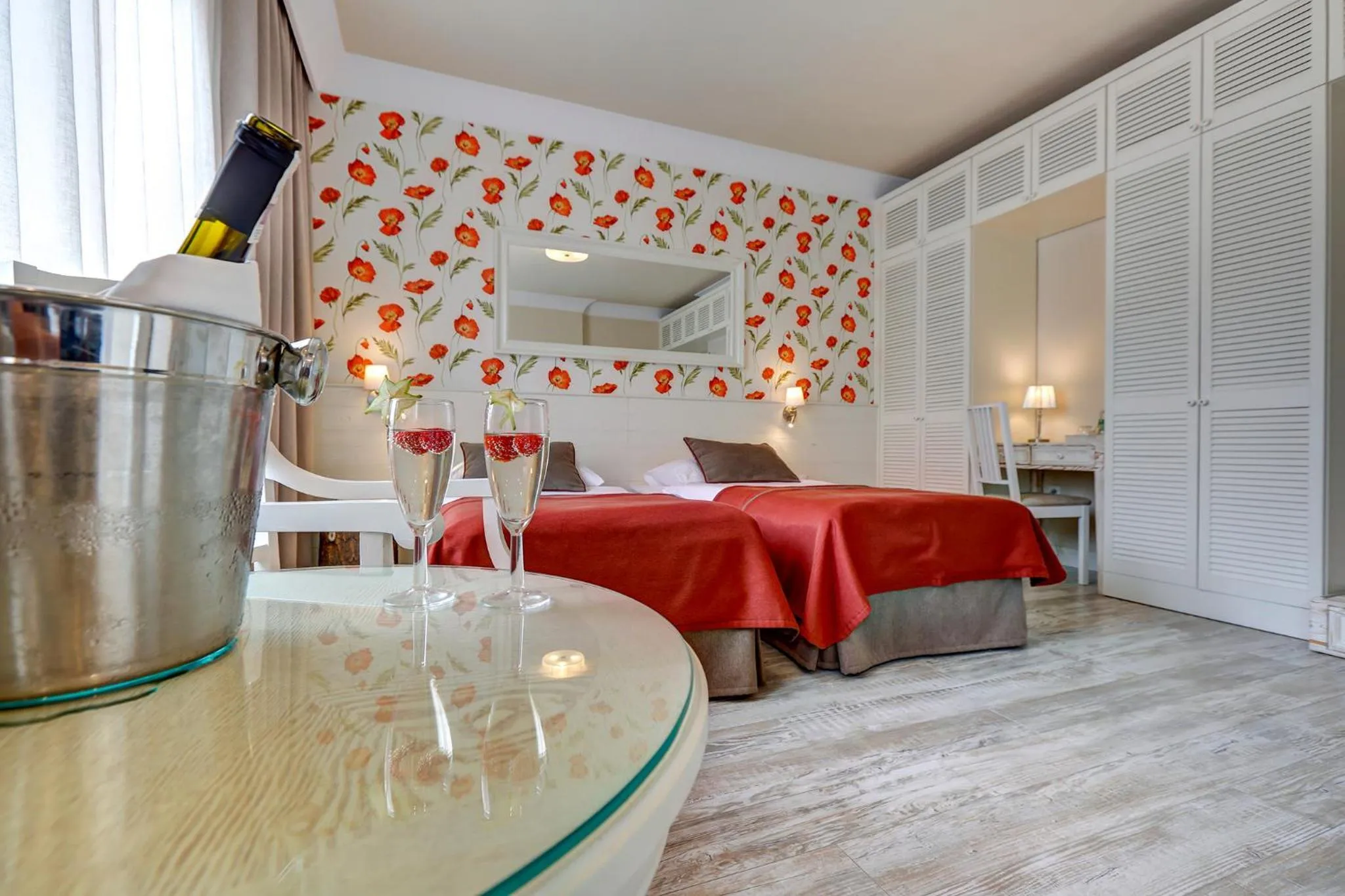 Bed in Hotel Afrodyta Business & Spa