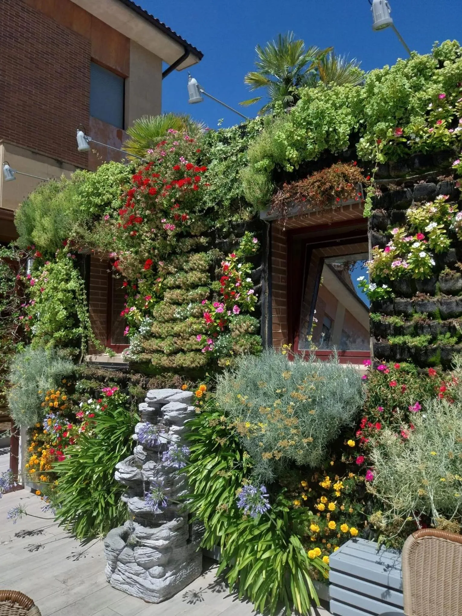 Garden in Hotel Villa de Larraga