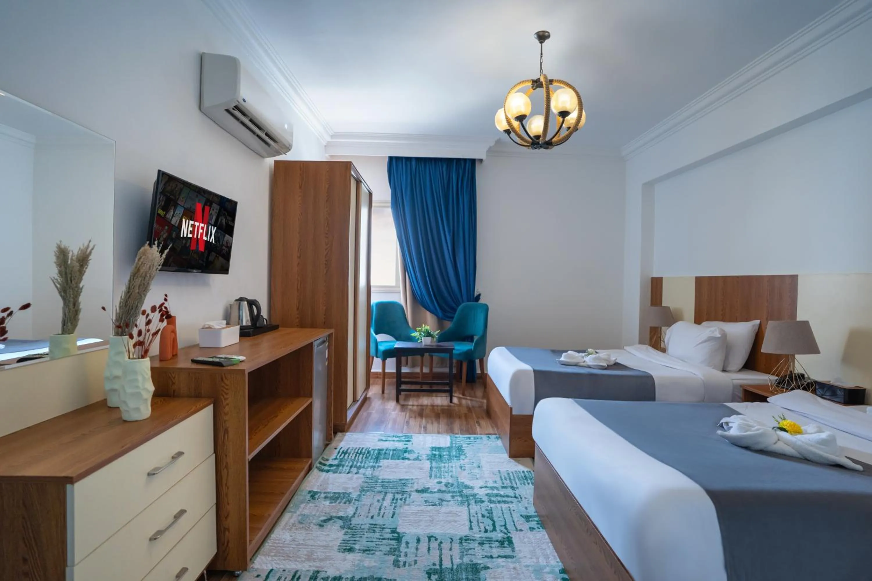 Bed in Hayat Pyramids View Hotel