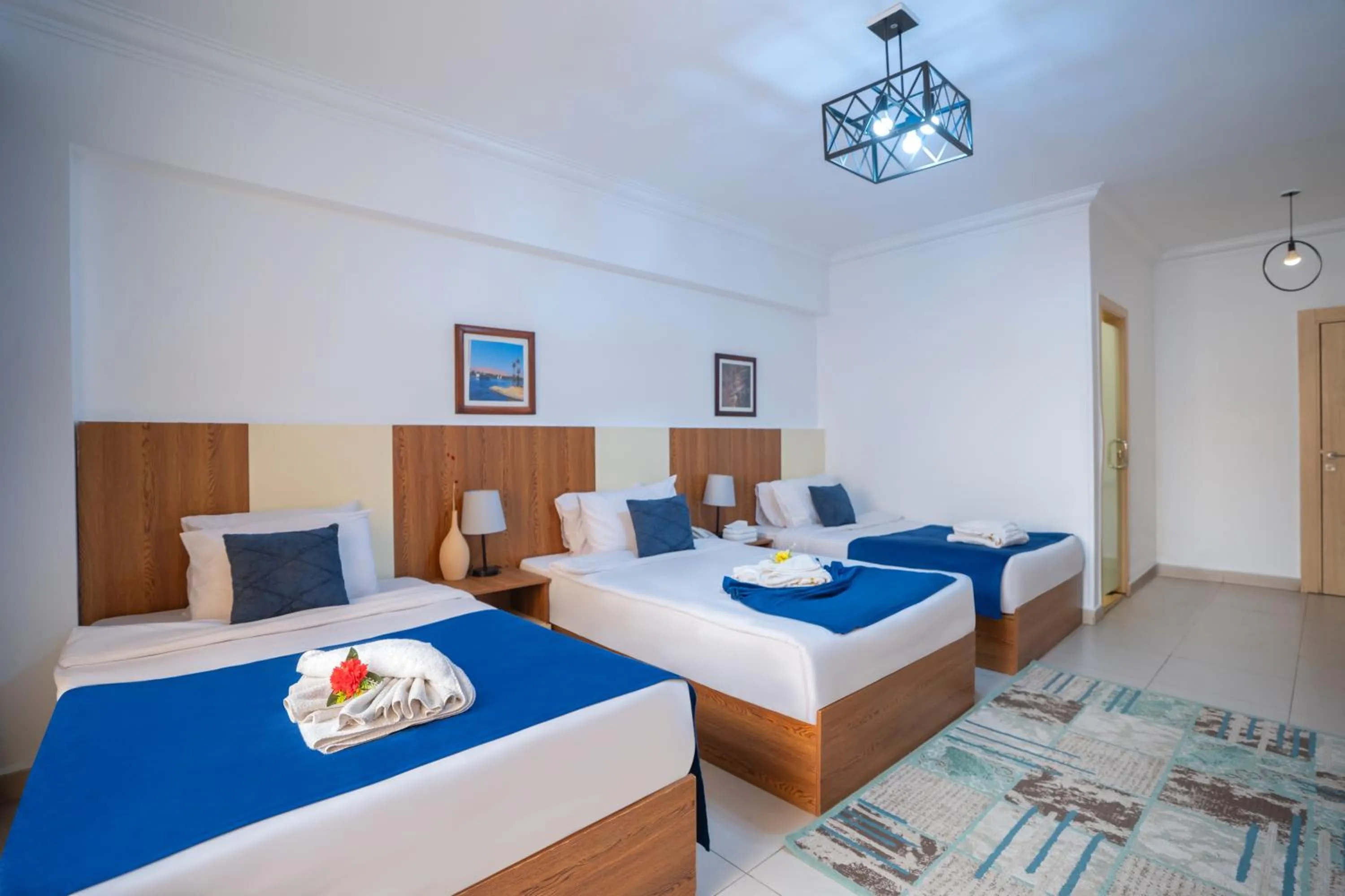 Bed in Hayat Pyramids View Hotel