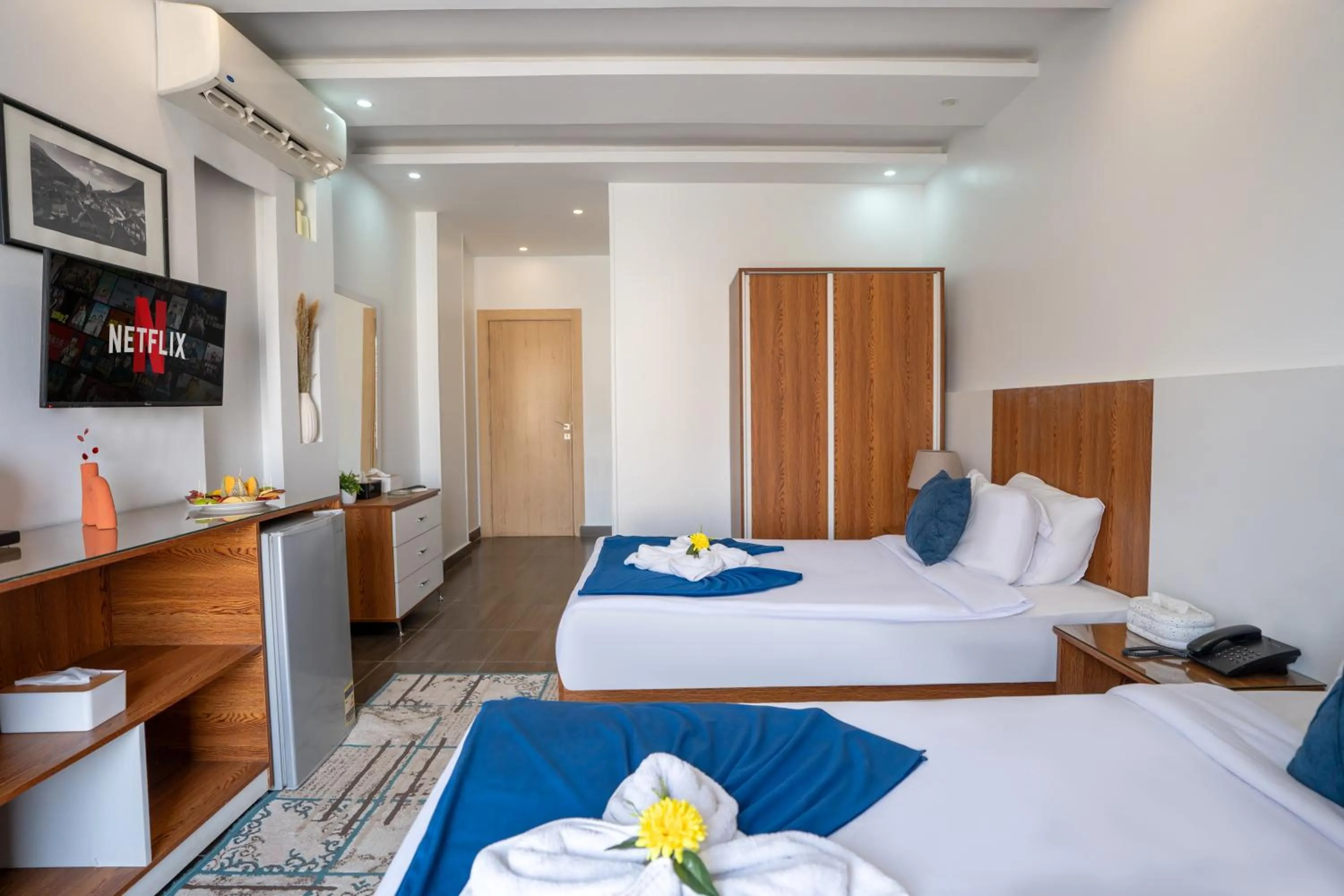 Bed in Hayat Pyramids View Hotel