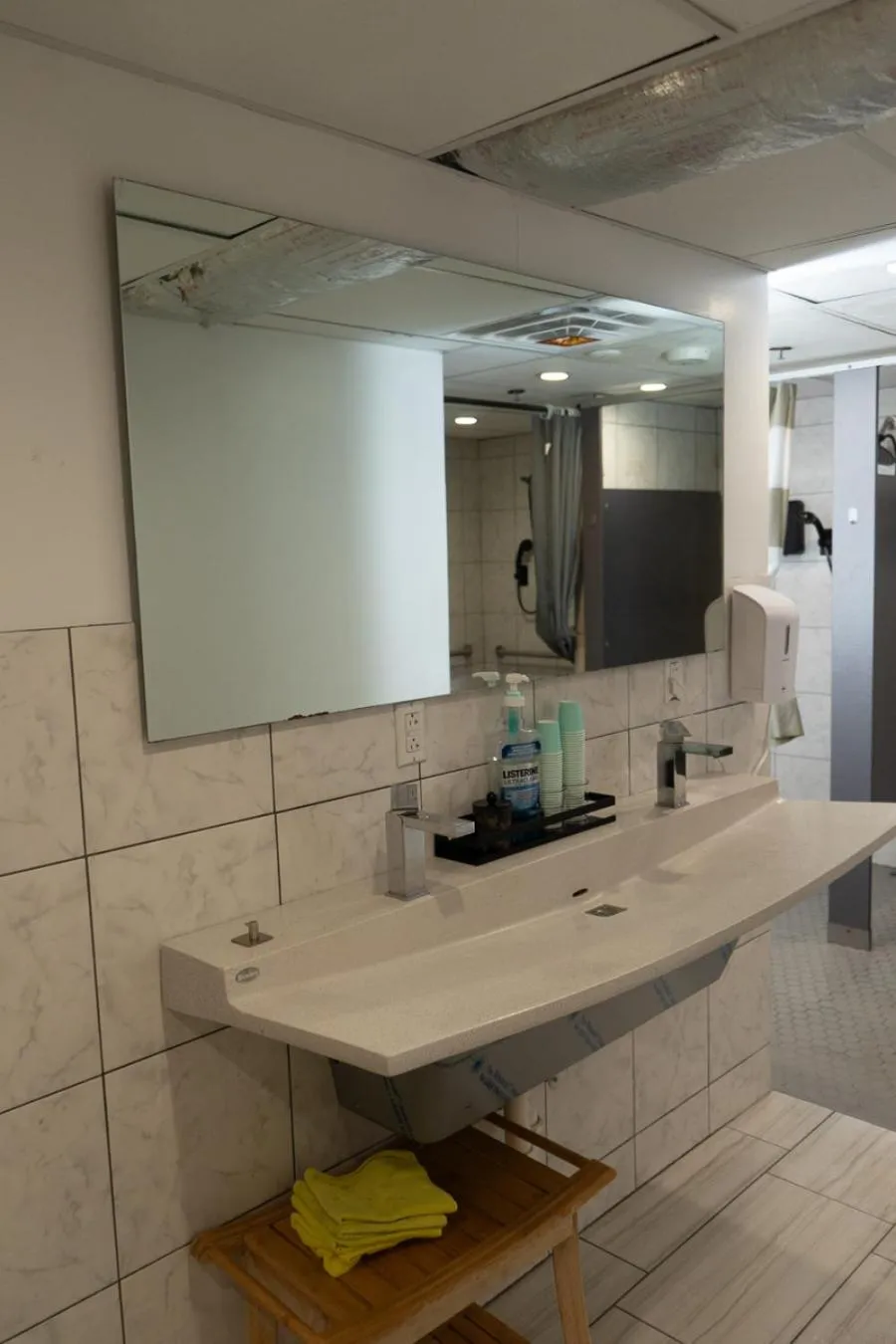 Shower in U Street Capsule Hostel