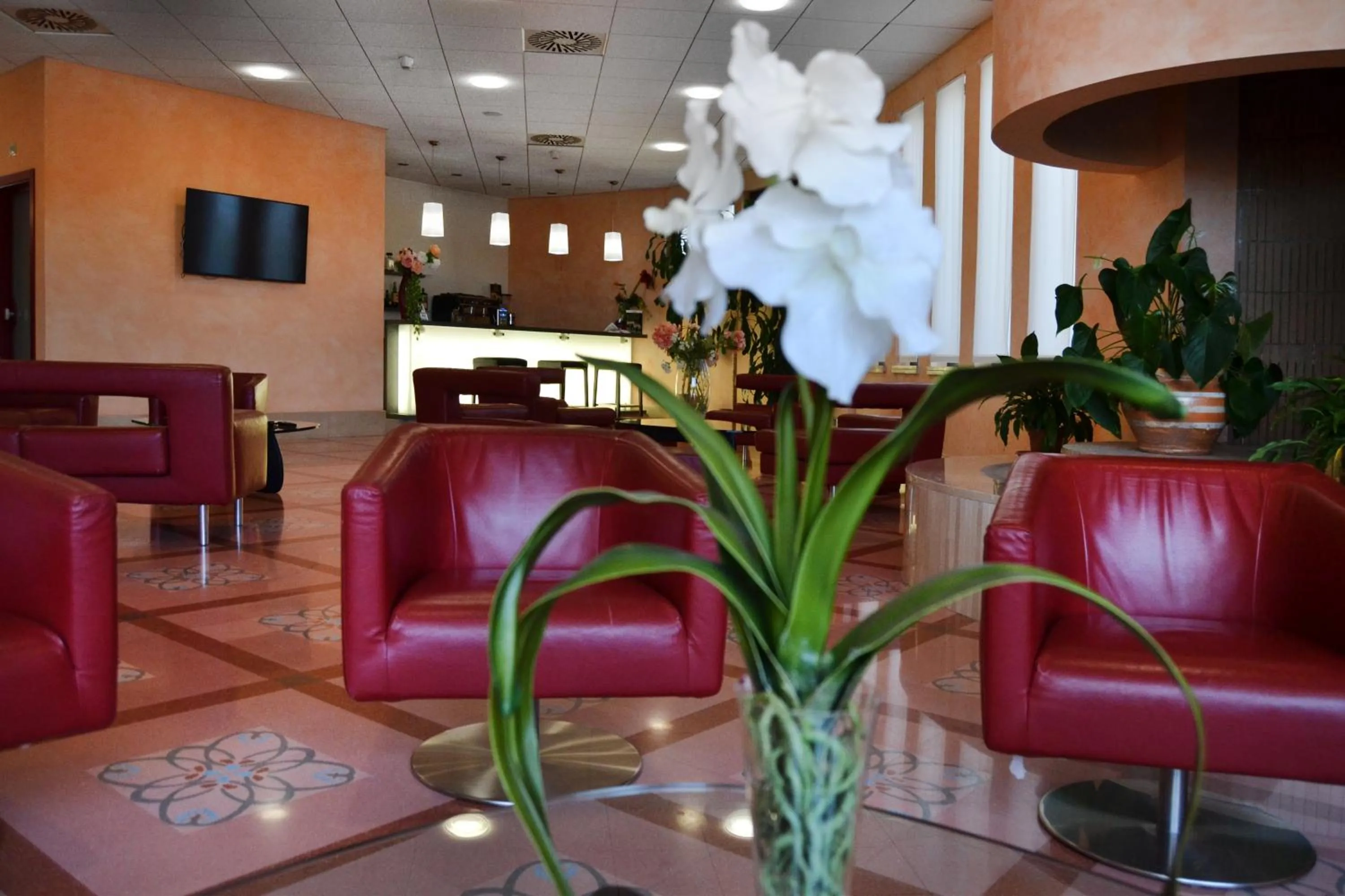 Lobby or reception in don guglielmo panoramic hotel & spa