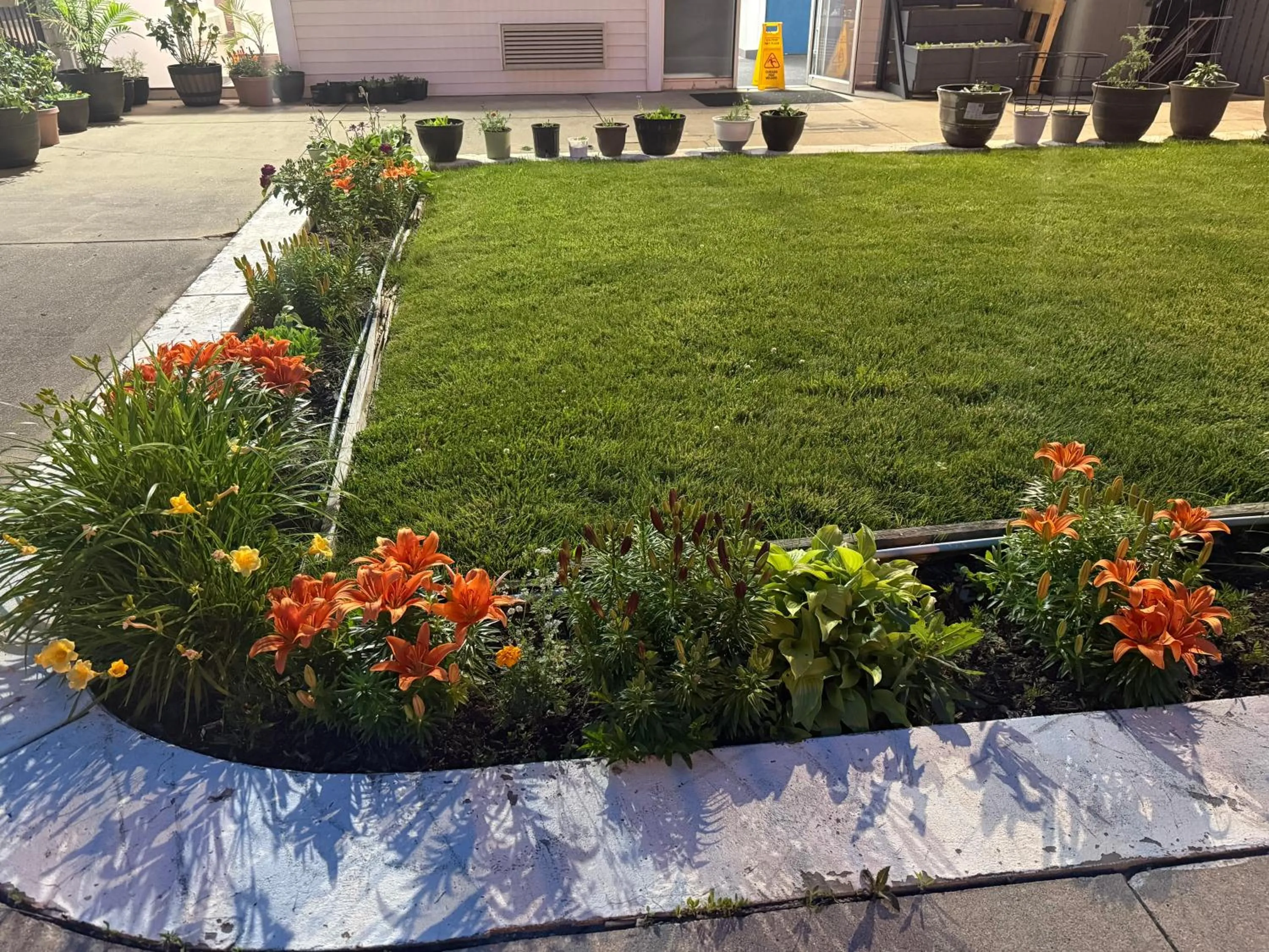 Garden view in Motel 6-Fort Wayne, IN