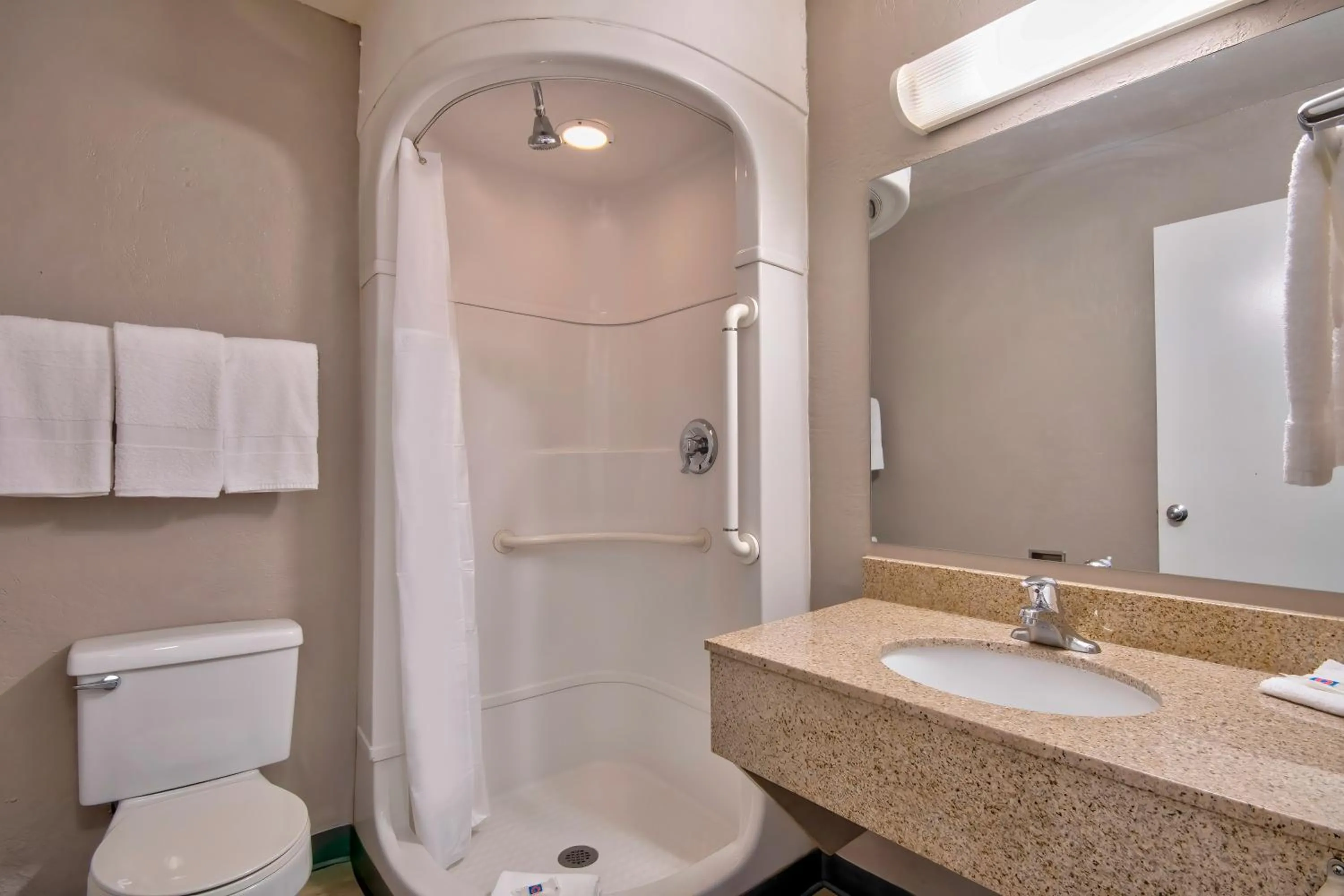 Bathroom in Motel 6 Santa Fe