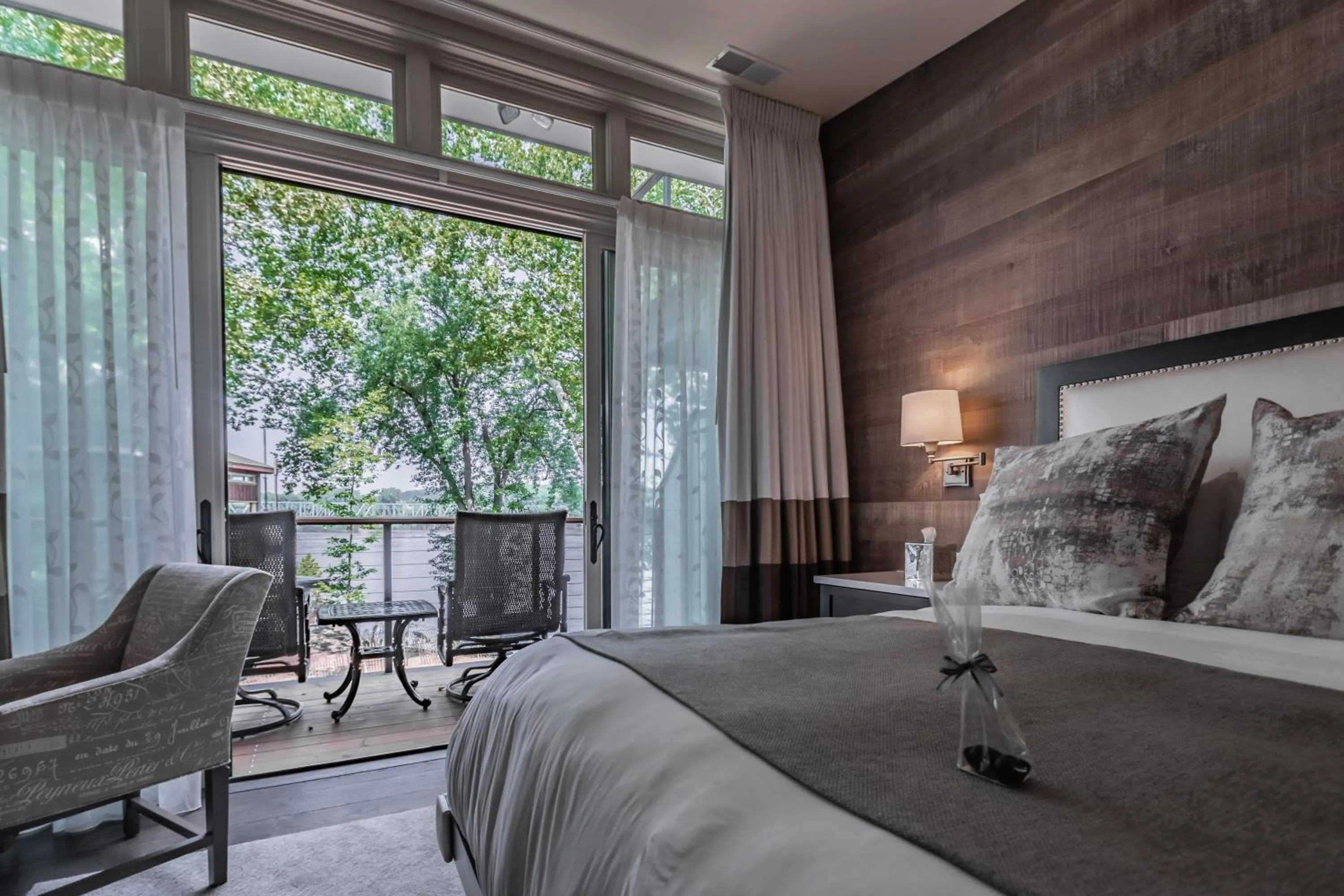 Bed in Carriage House New Hope