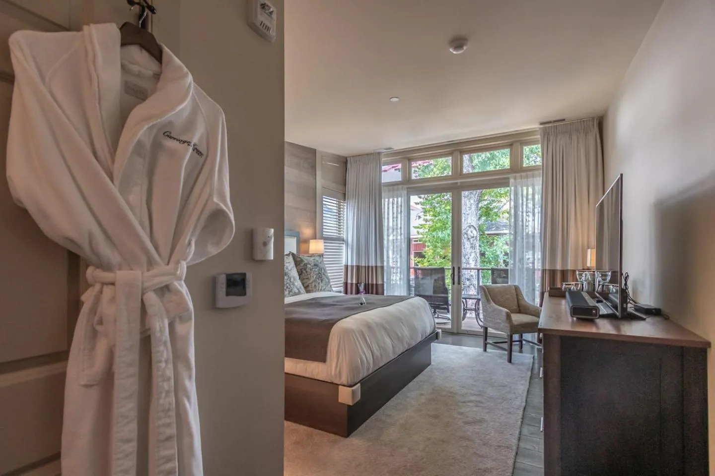 Bed in Carriage House New Hope