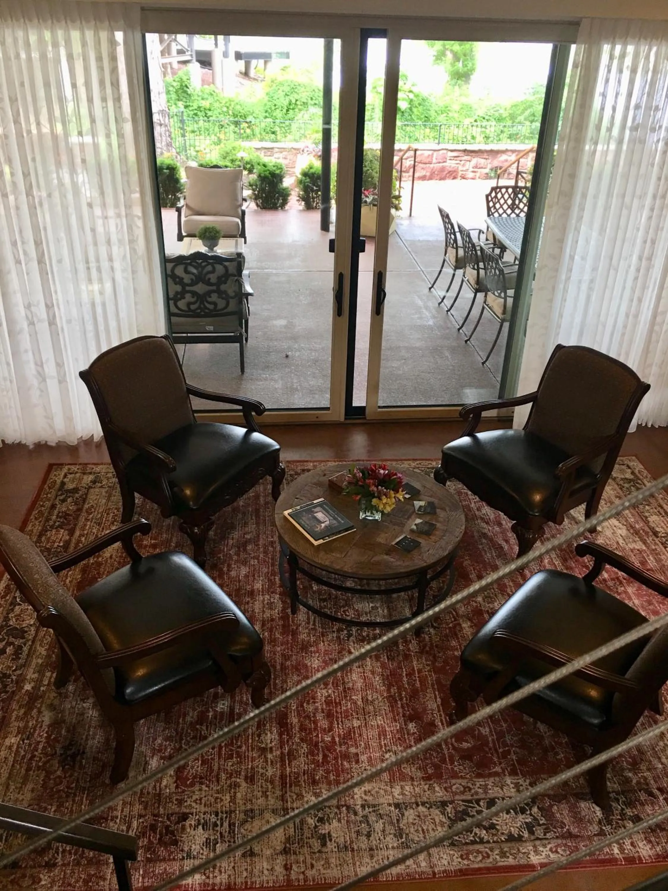 Seating area in Carriage House New Hope