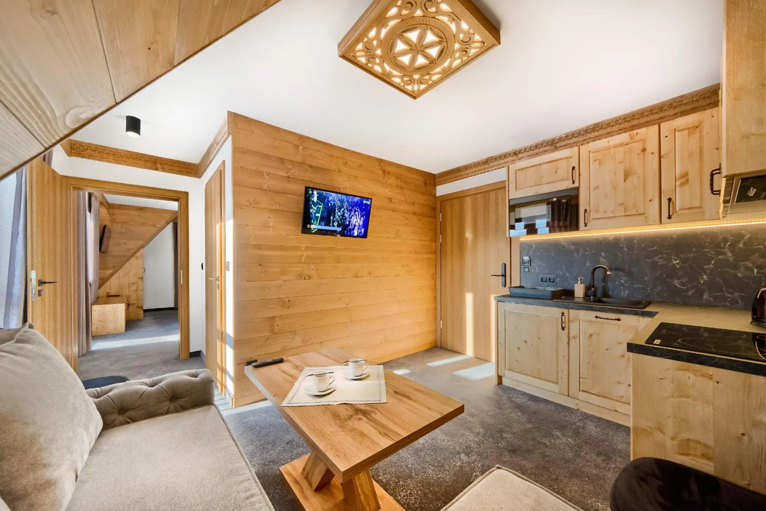 TV and multimedia in Apartamenty Willa Kamila Zakopane z Jacuzzi