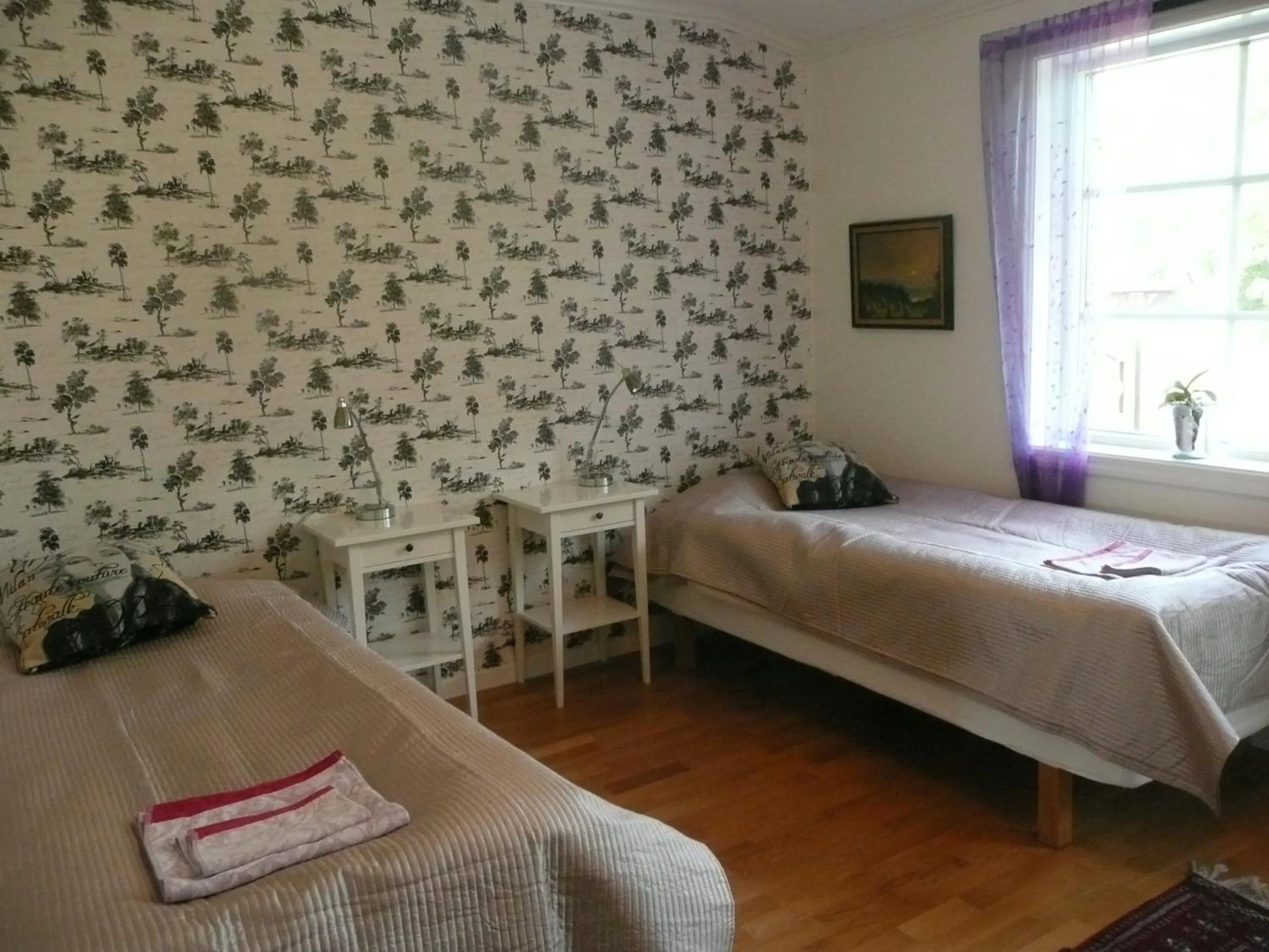 Bed in Kullens Bed and Breakfast