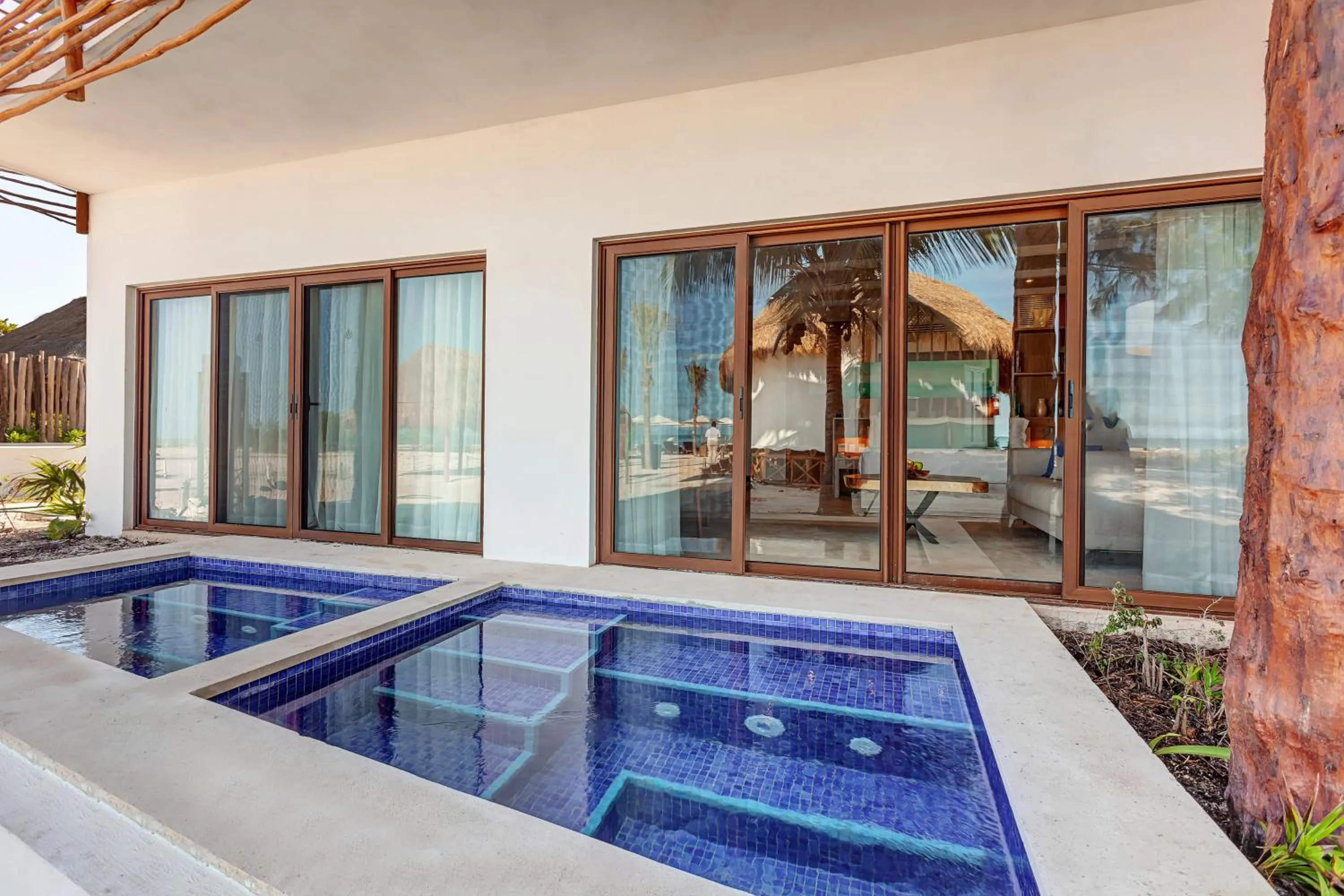 Swimming pool in Mystique Holbox by Royalton, A Tribute Portfolio Resort