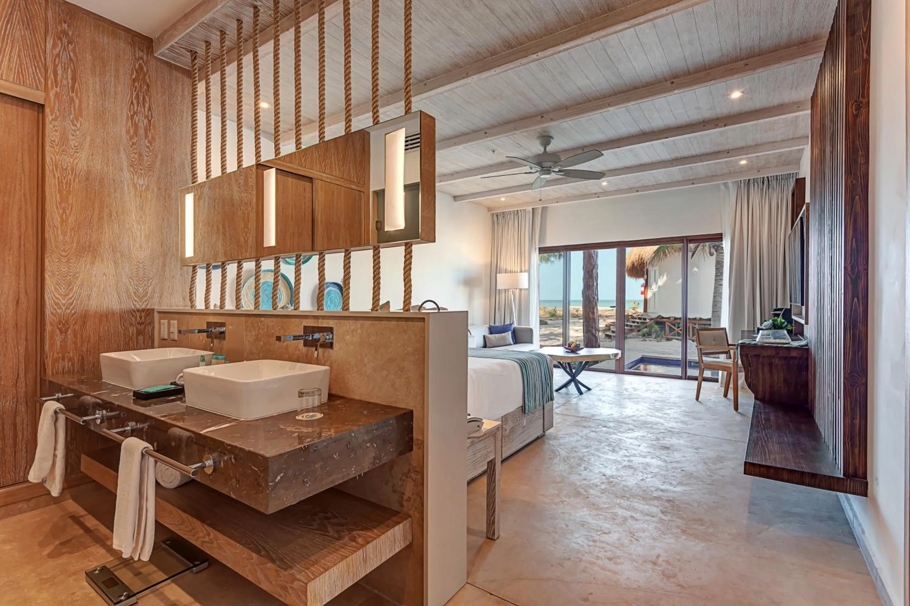 Bedroom, Bed in Mystique Holbox by Royalton, A Tribute Portfolio Resort