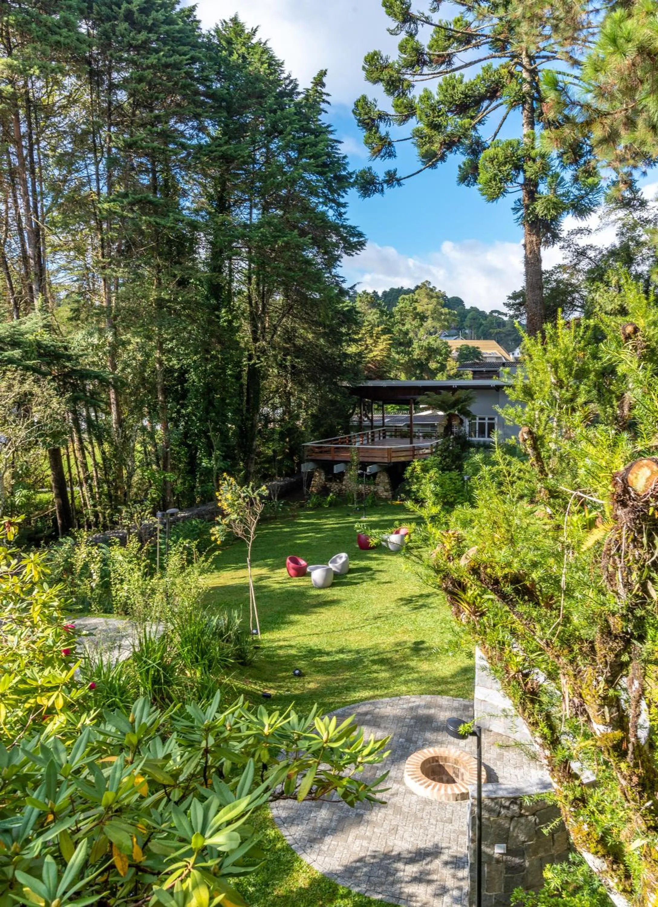Garden in Villa Amistà Campos do Jordão