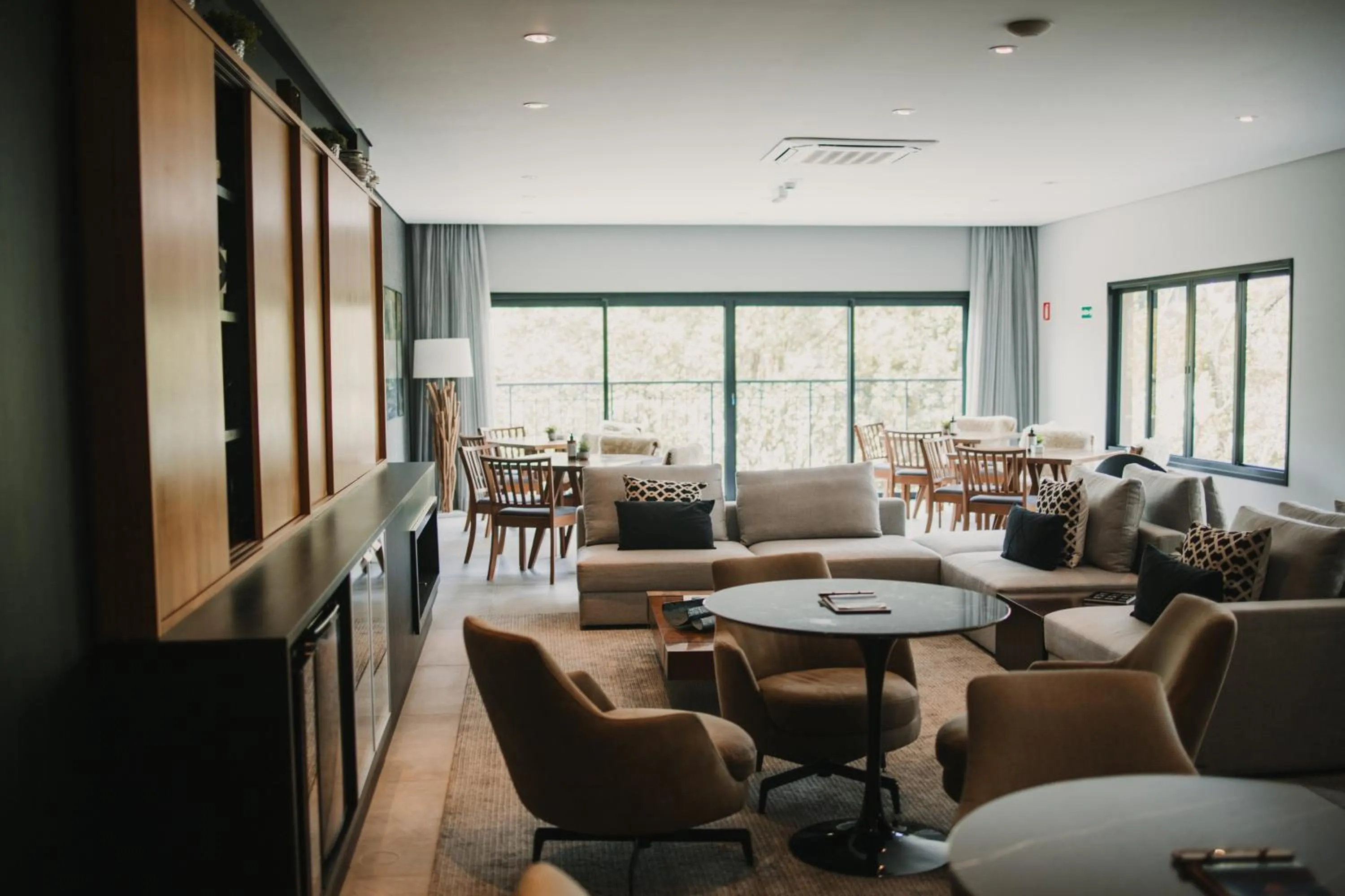 Living room in Villa Amistà Campos do Jordão
