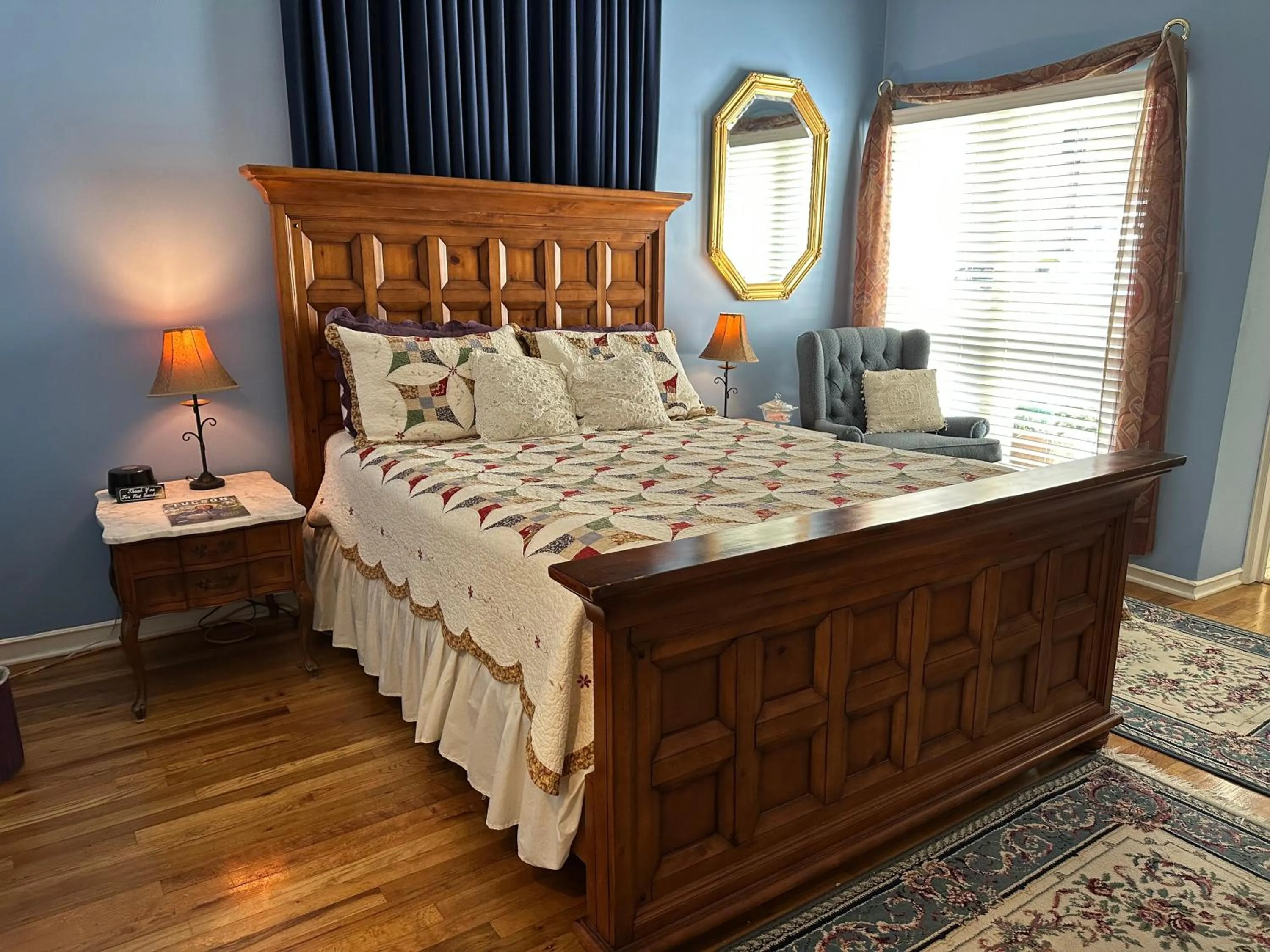 Bed in The Blenman Inn