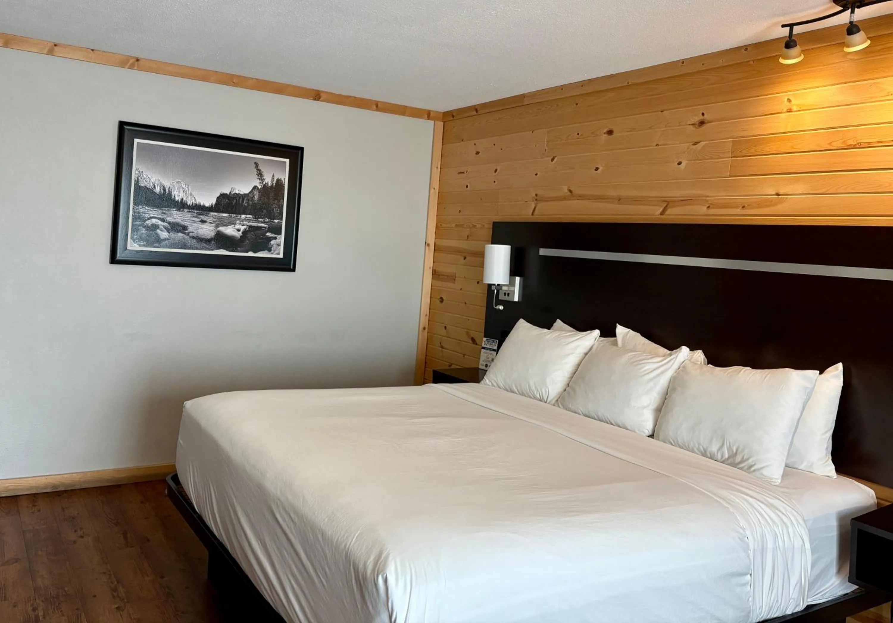 Bed in Americas Best Value Inn Wall