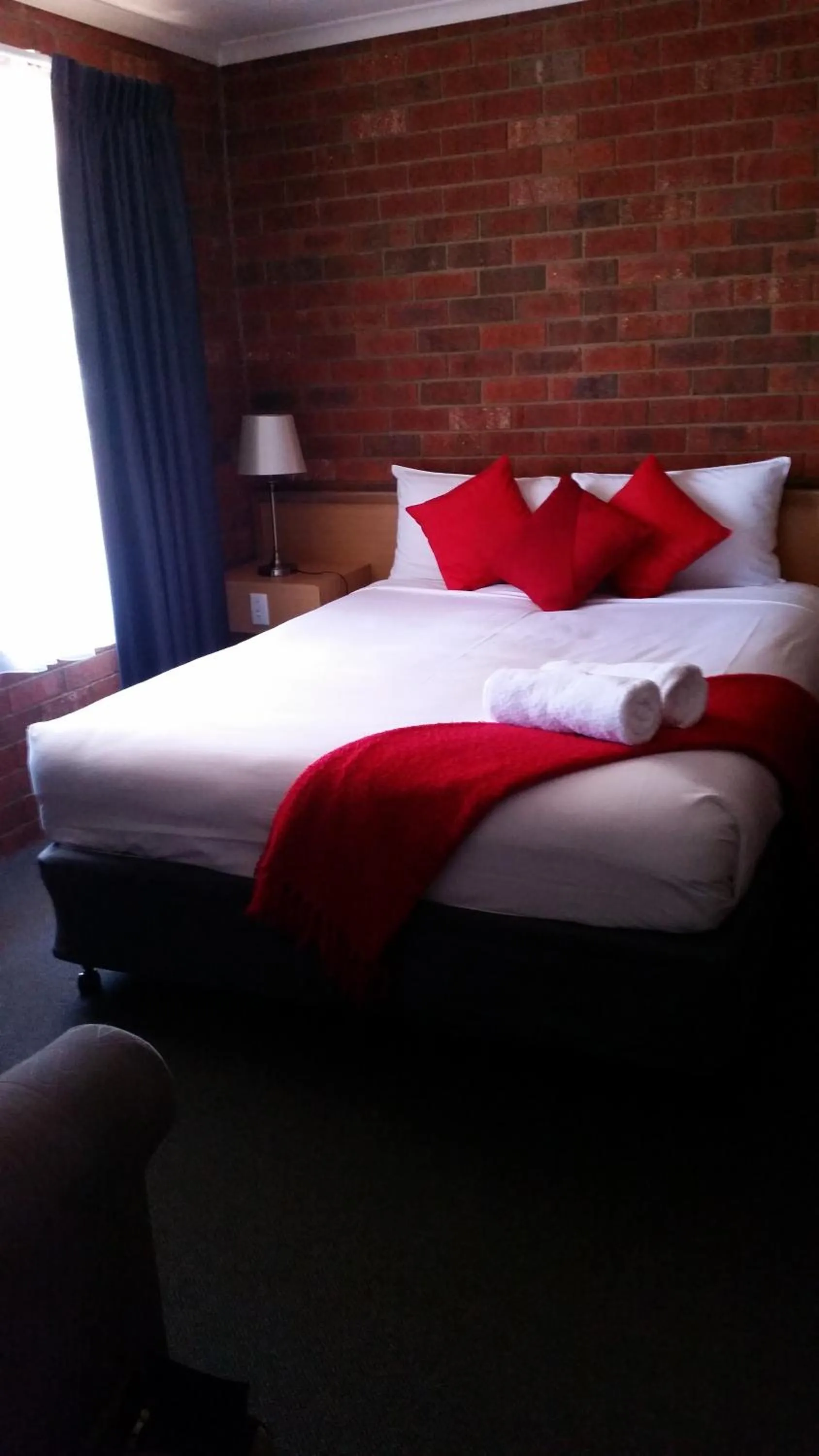 Bed in Pevensey Motor Lodge