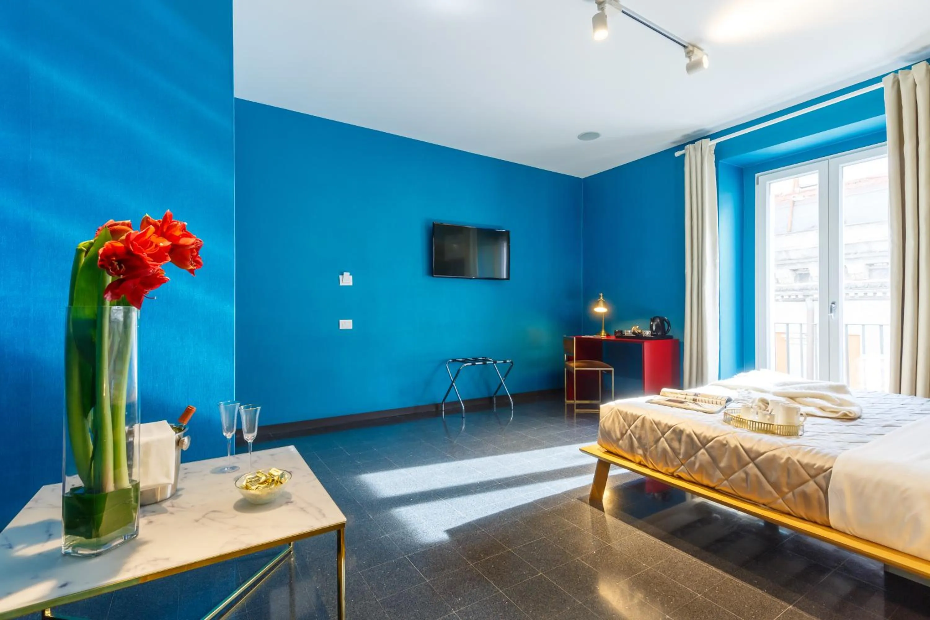 Photo of the whole room, Bed in Dimora Doria d'Angri