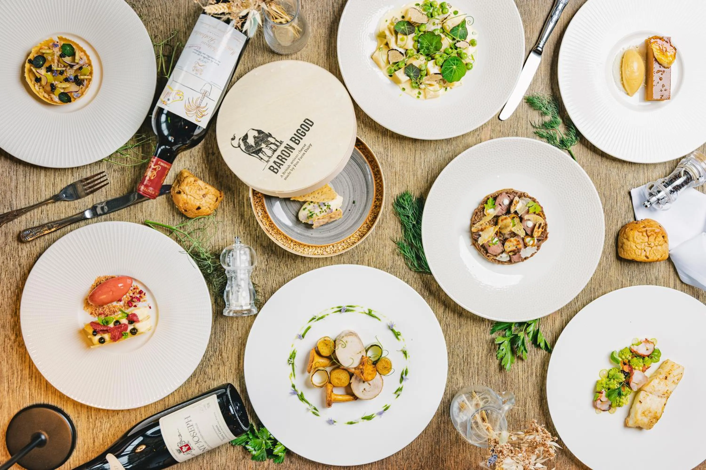 Food and drinks in The Auberge