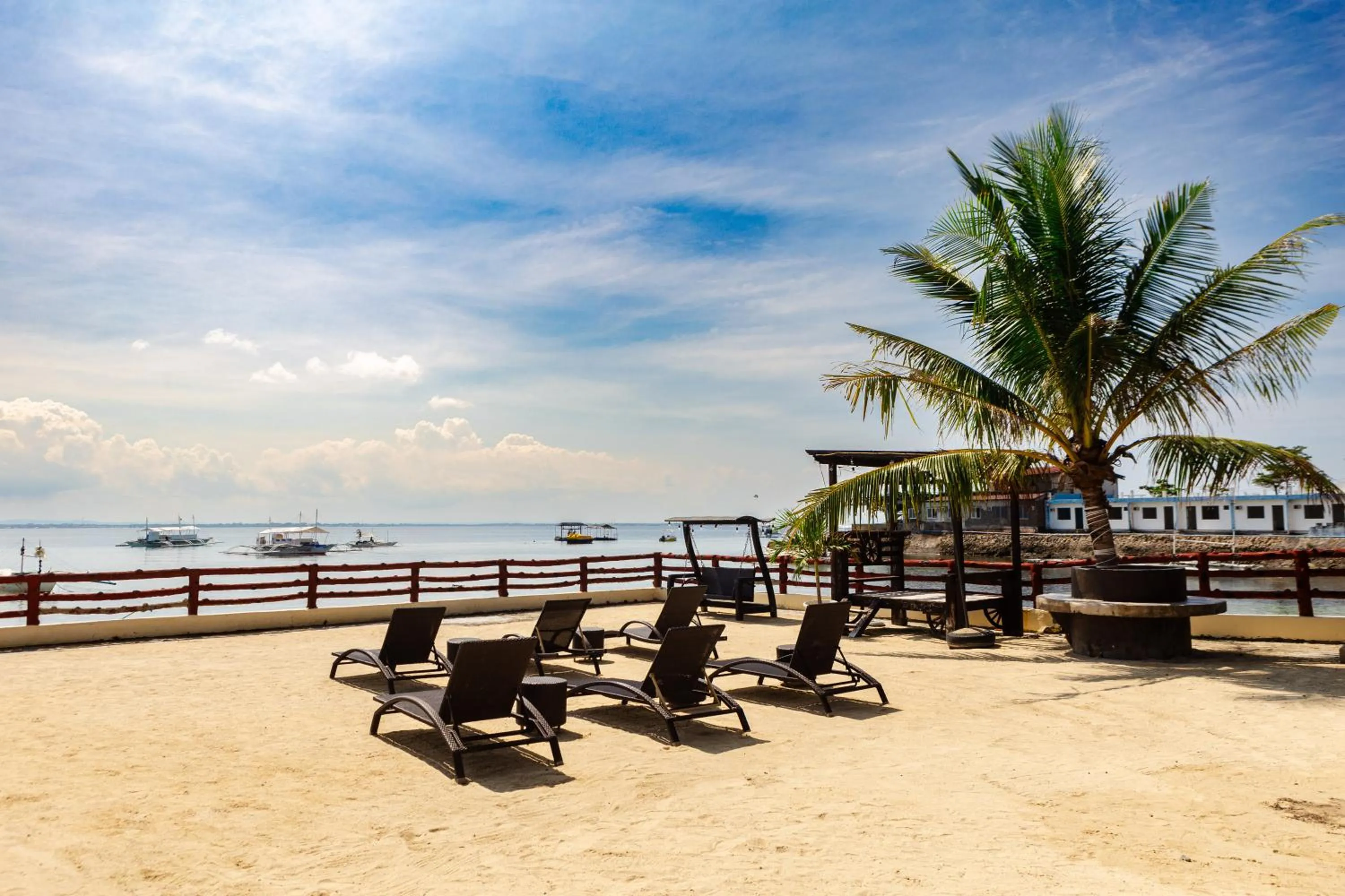 Property building in Palmbeach Resort Mactan Cebu powered by Cocotel