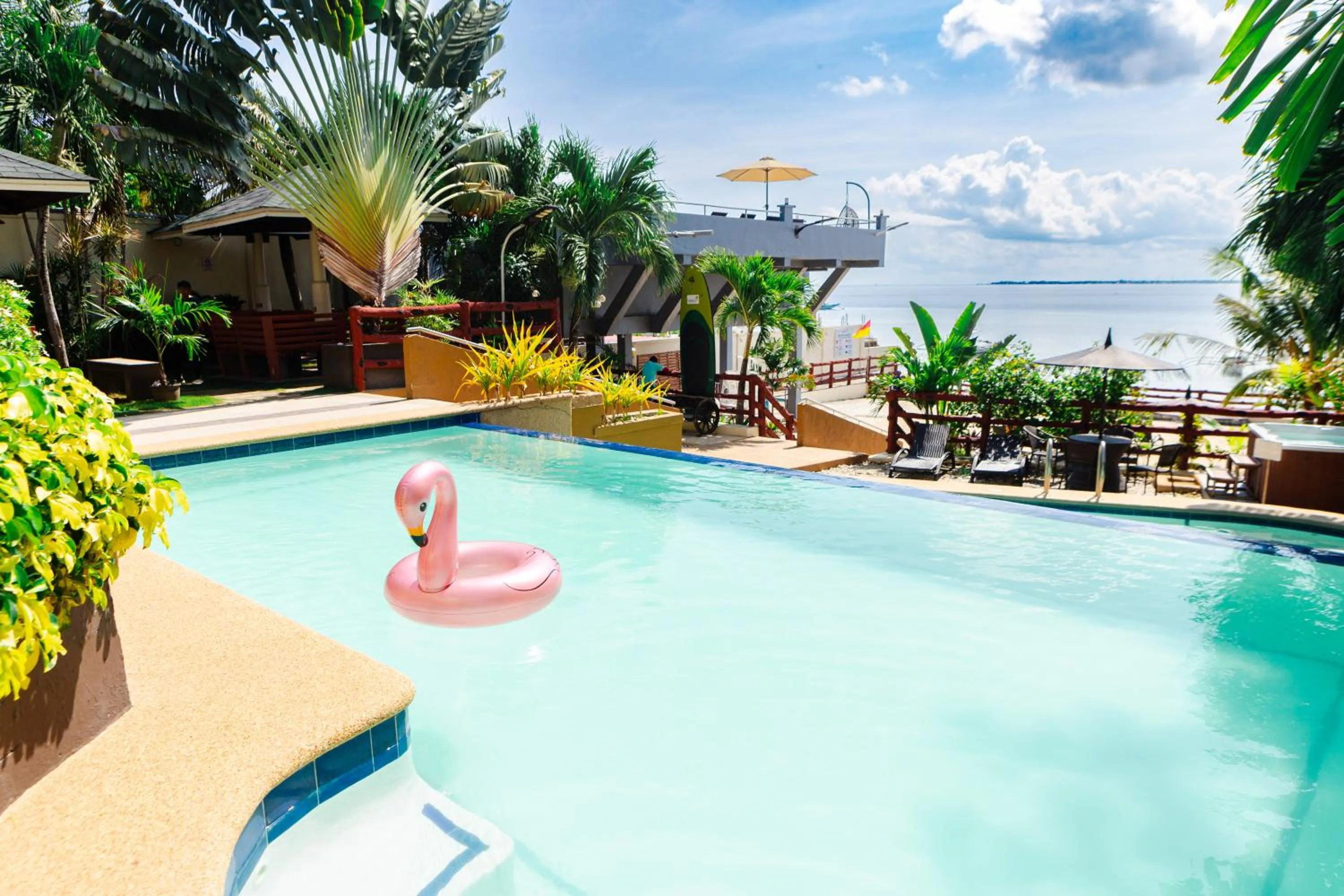 Swimming pool in Palmbeach Resort Mactan Cebu powered by Cocotel