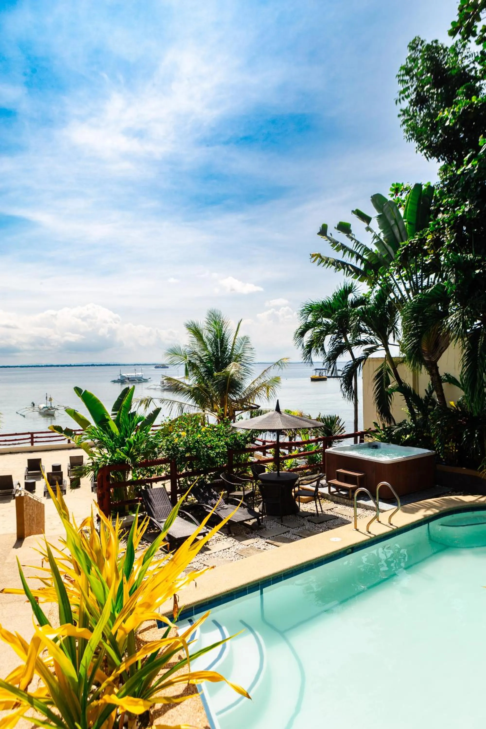 Property building in Palmbeach Resort Mactan Cebu powered by Cocotel