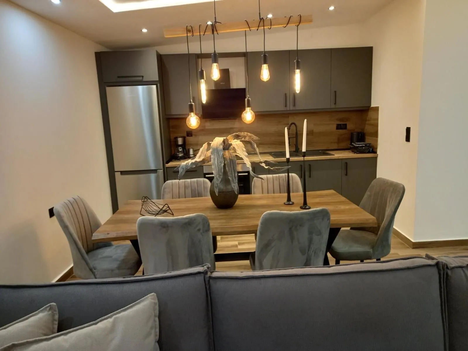 Kitchen or kitchenette in Hotel Potos