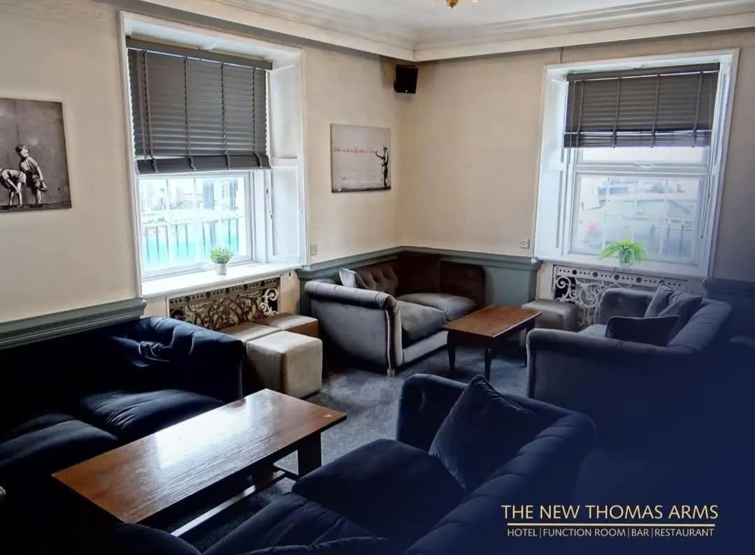 Seating area in Thomas Arms Hotel