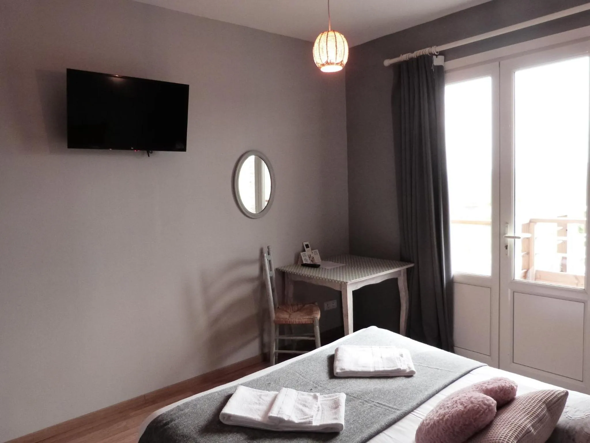 Photo of the whole room, Bed in Logis Hôtel Restaurant La Borie