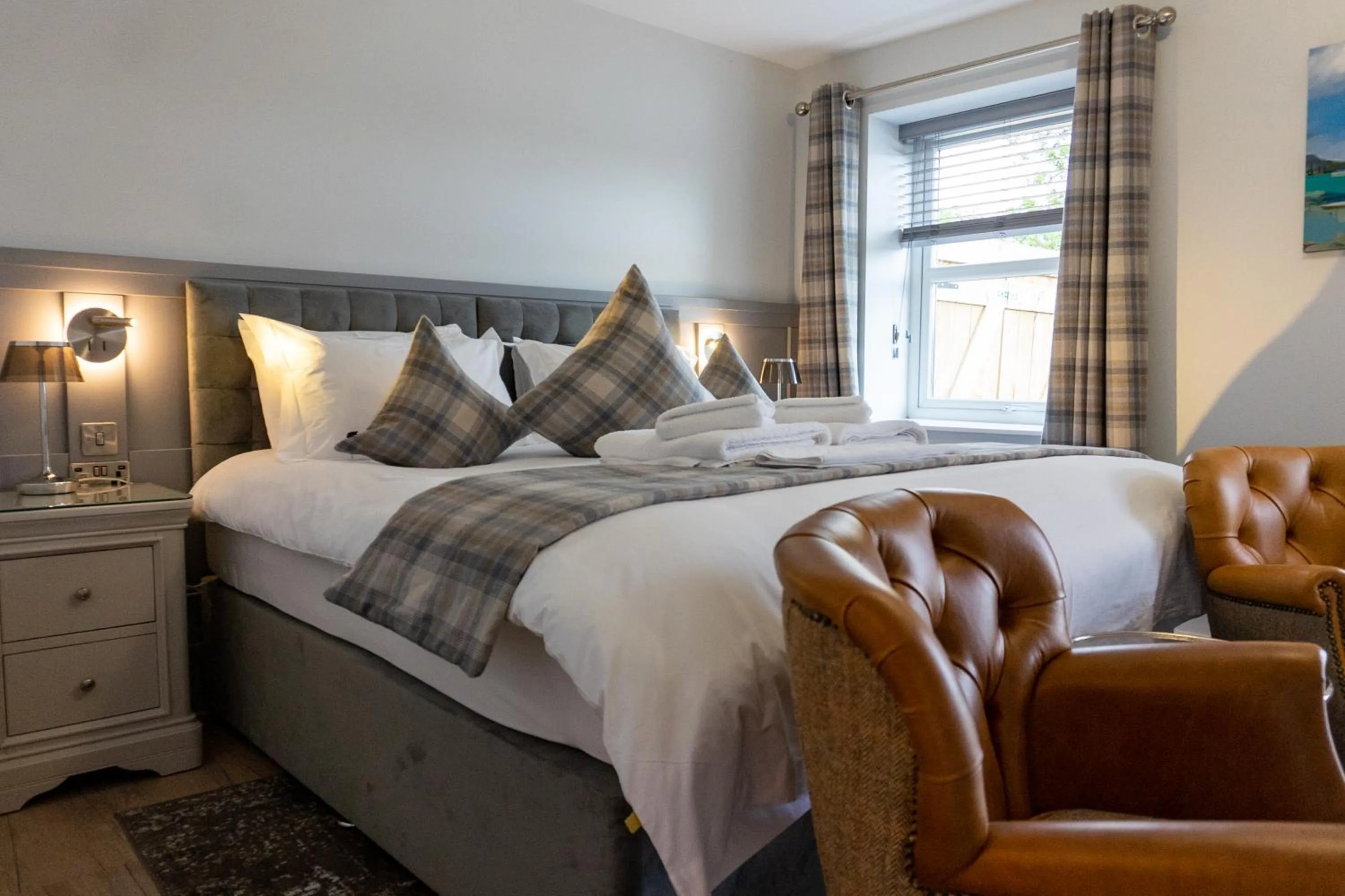 Bed in Western Isles Hotel