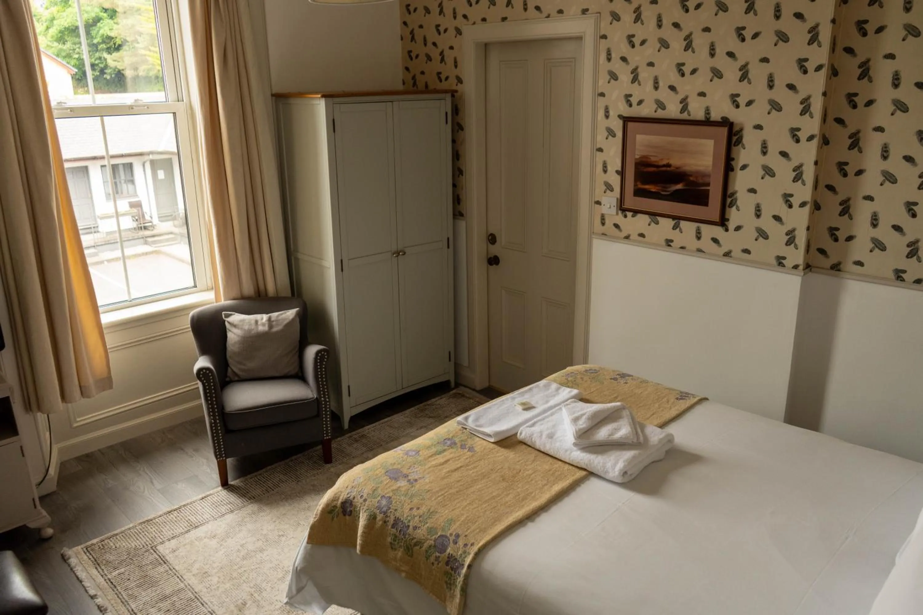 Bed in Western Isles Hotel