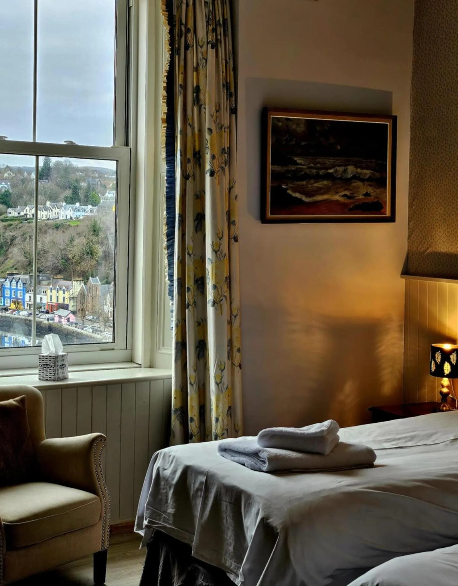 Bed in Western Isles Hotel