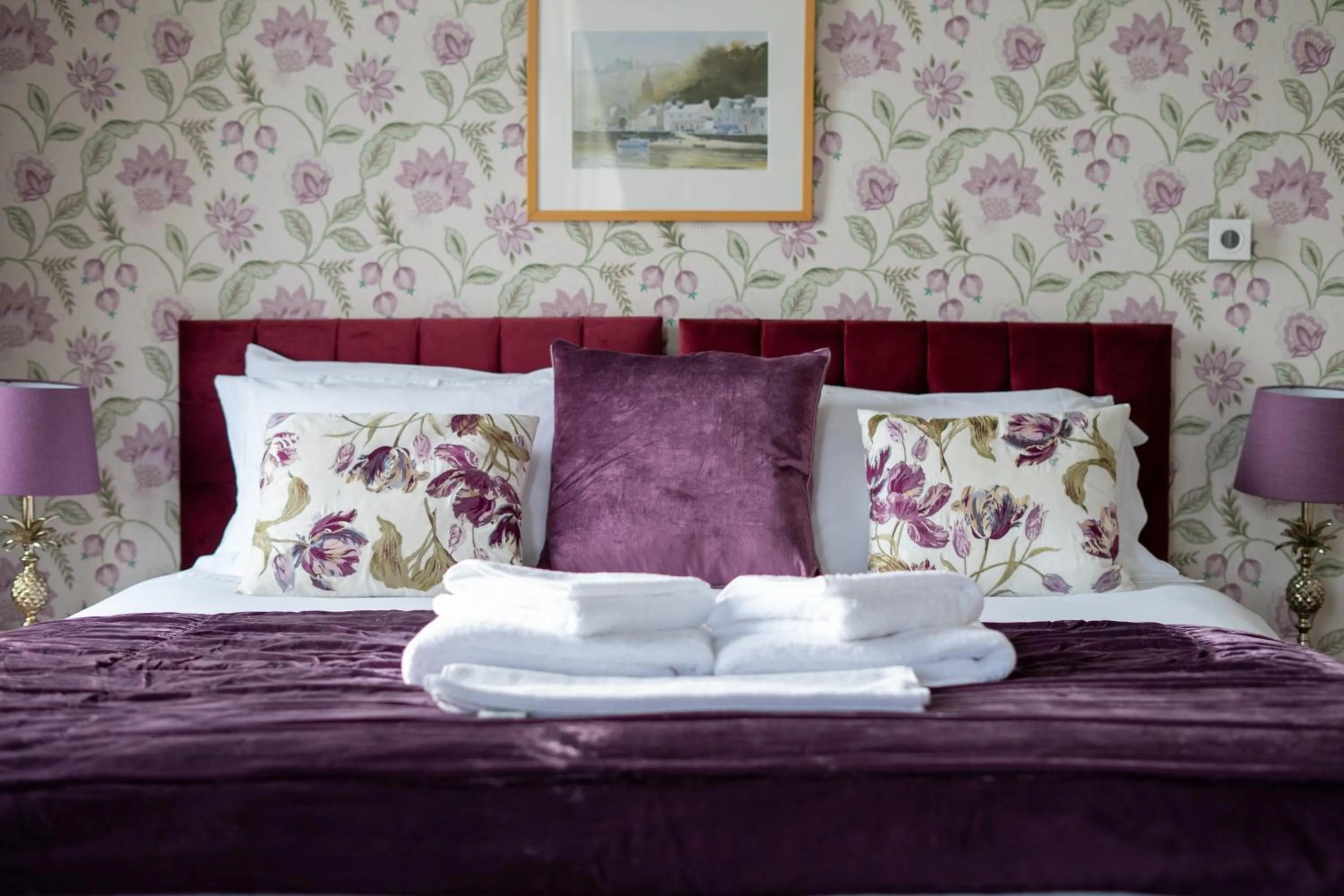 Bed in Western Isles Hotel