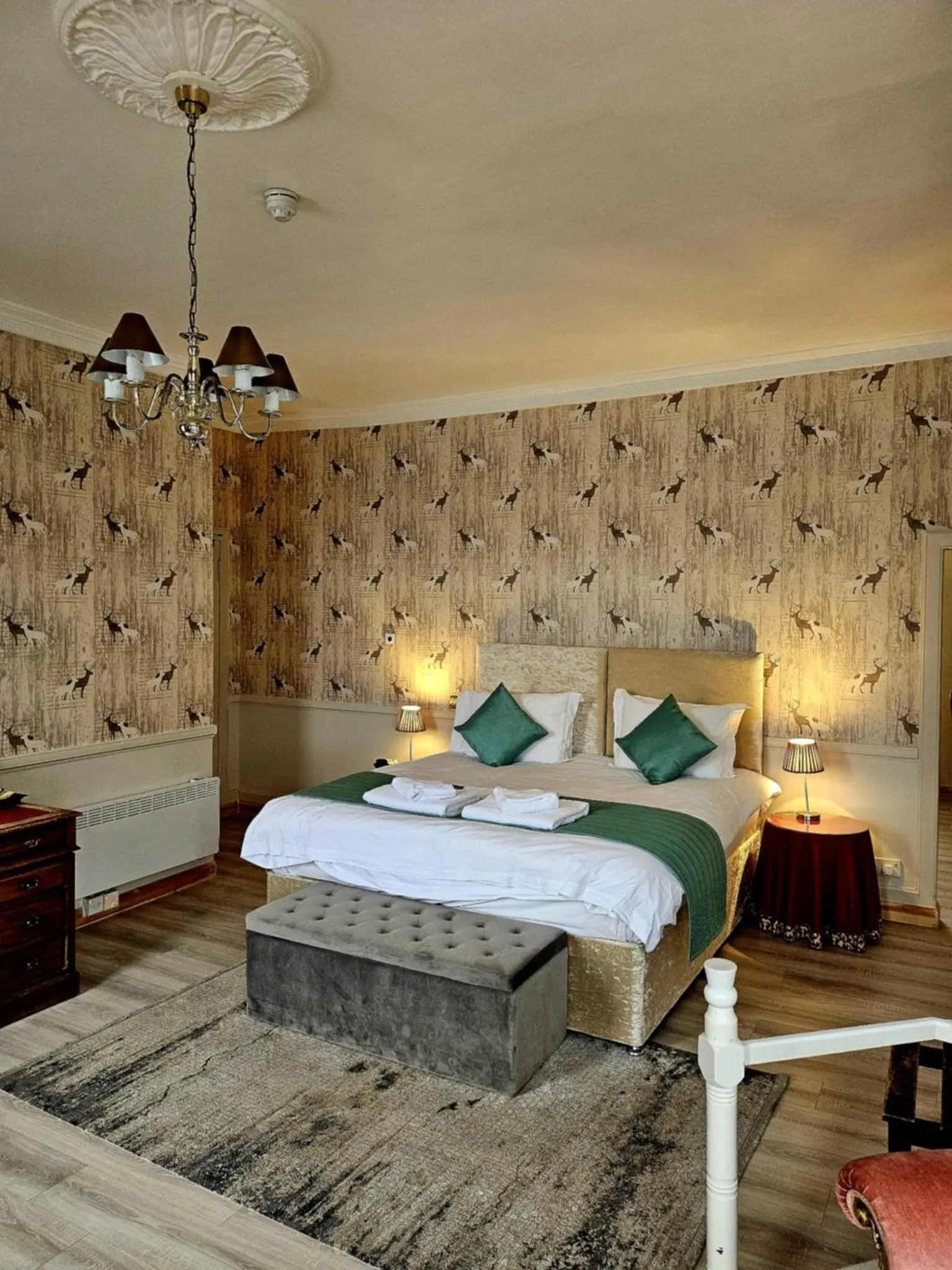 Bed in Western Isles Hotel