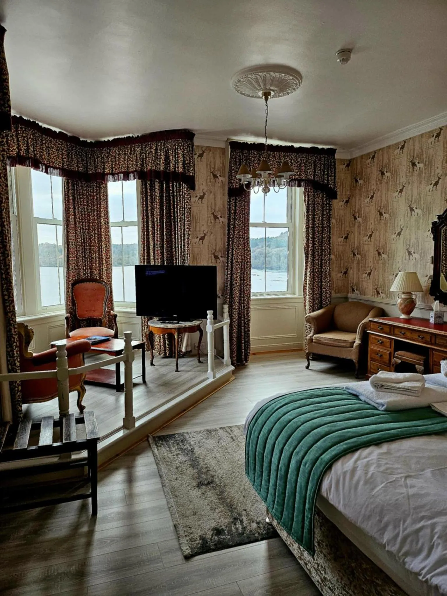 Bed in Western Isles Hotel