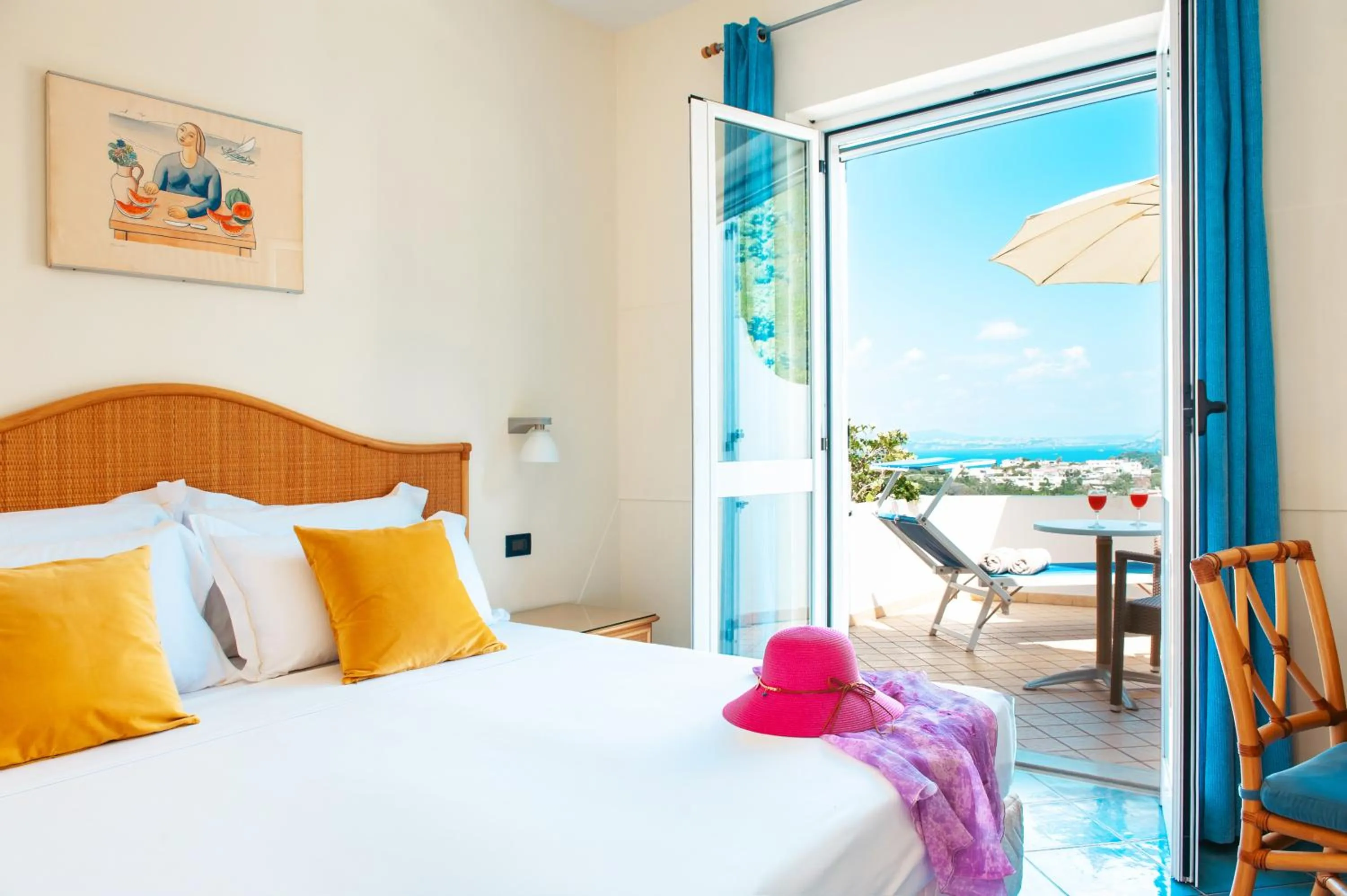 Bedroom, Bed in Poggio Aragosta Hotel & Spa