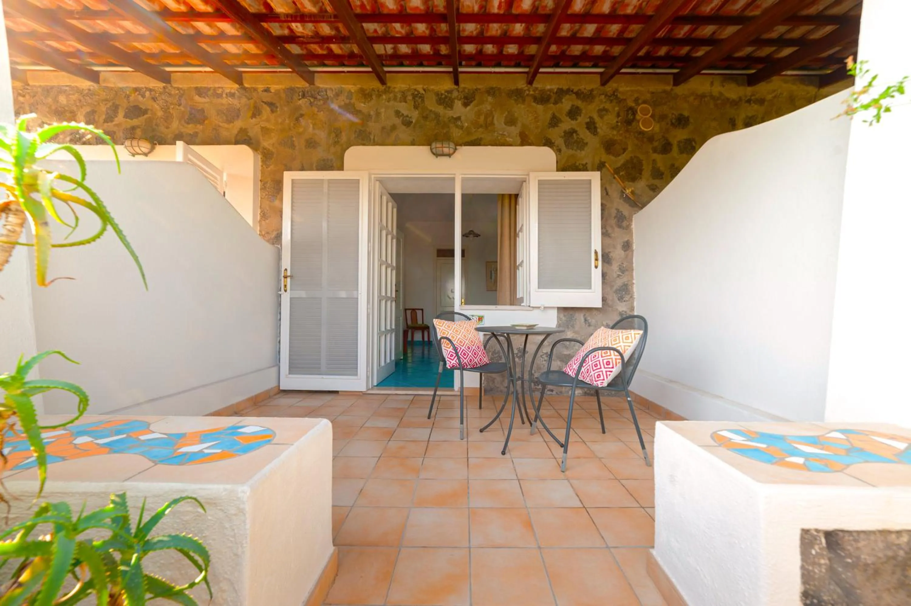 Patio in Poggio Aragosta Hotel & Spa