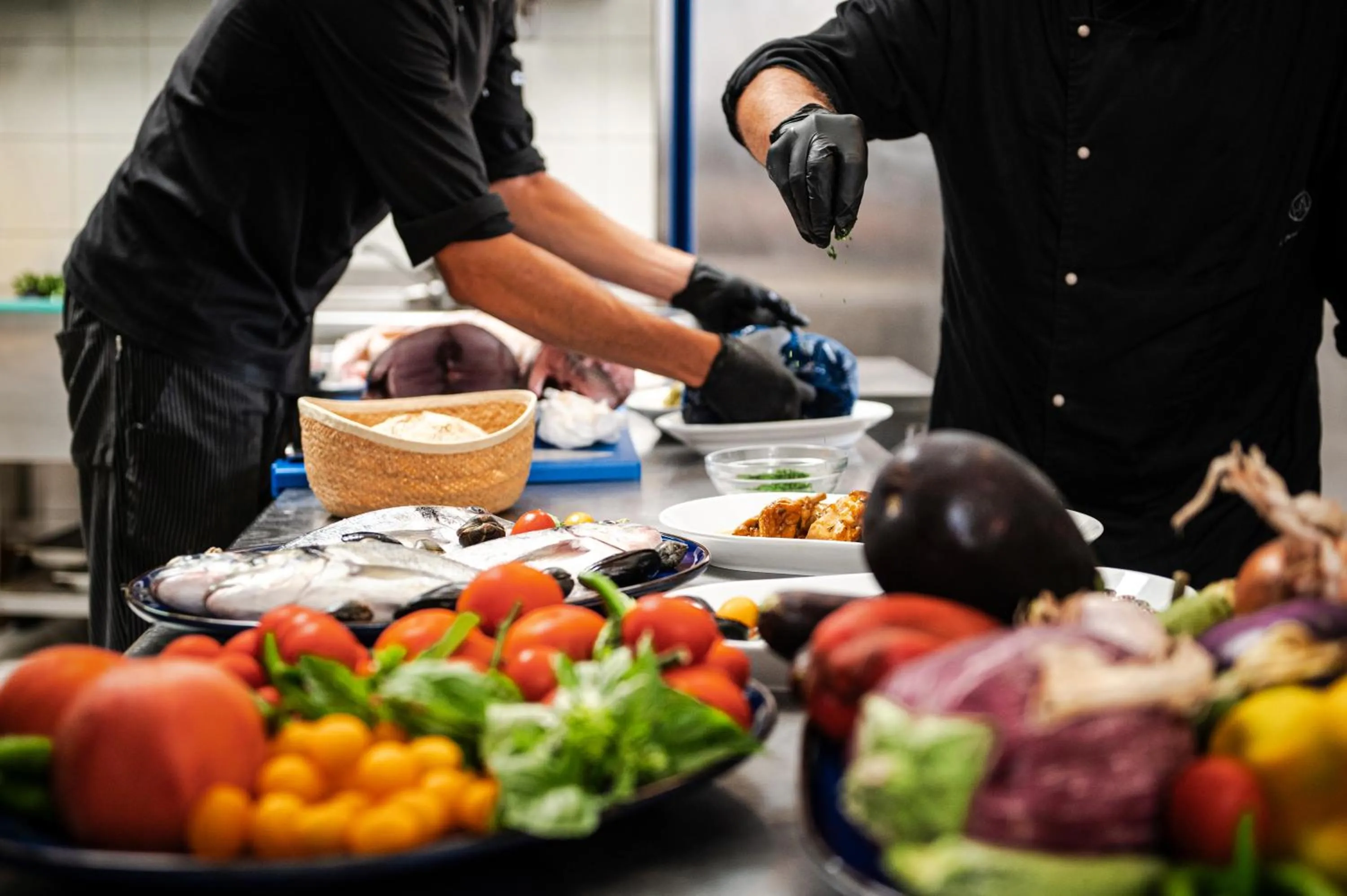 kitchen in Poggio Aragosta Hotel & Spa